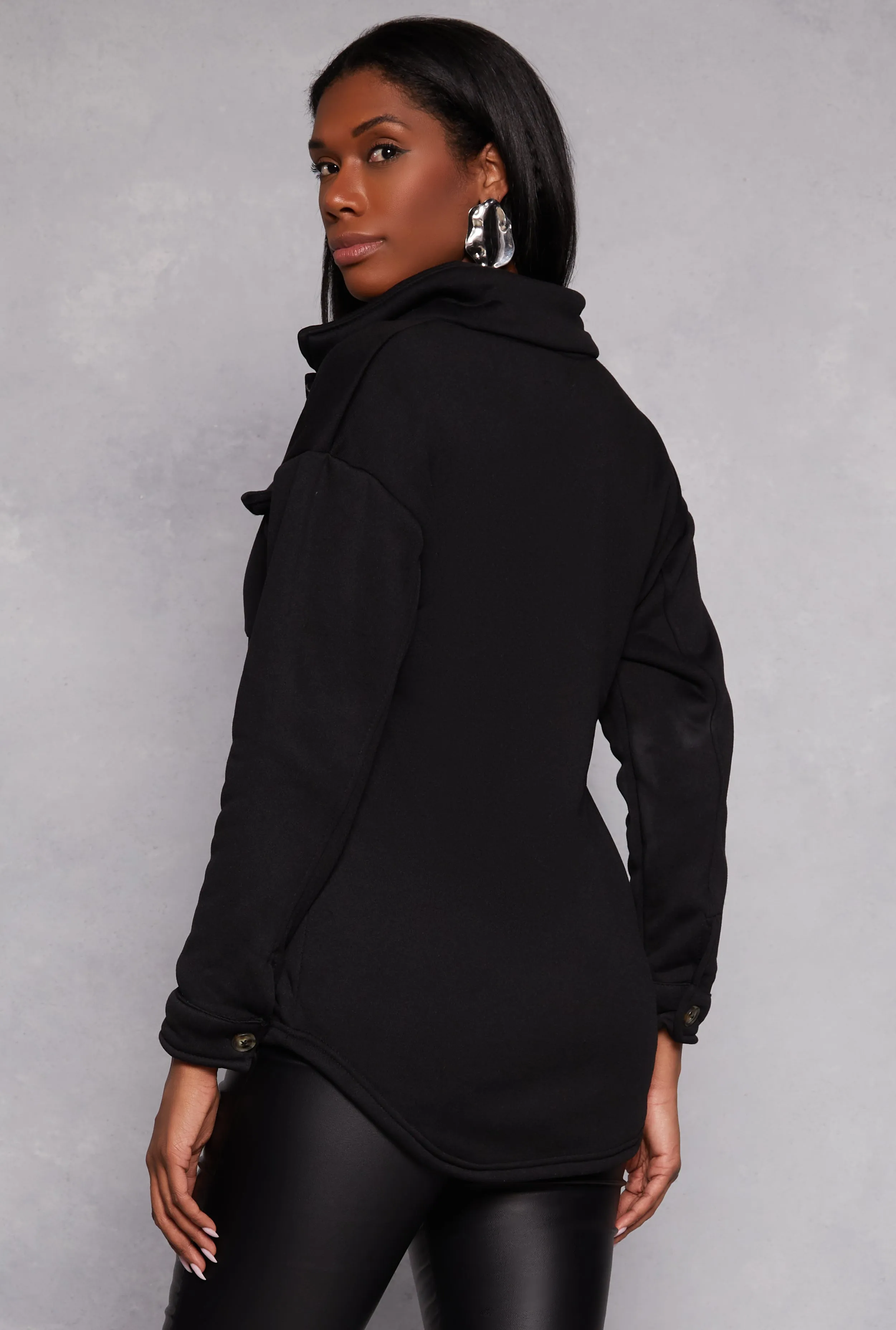 Sherpa Lined Shacket sold by Rainbow product image thumbnail 3