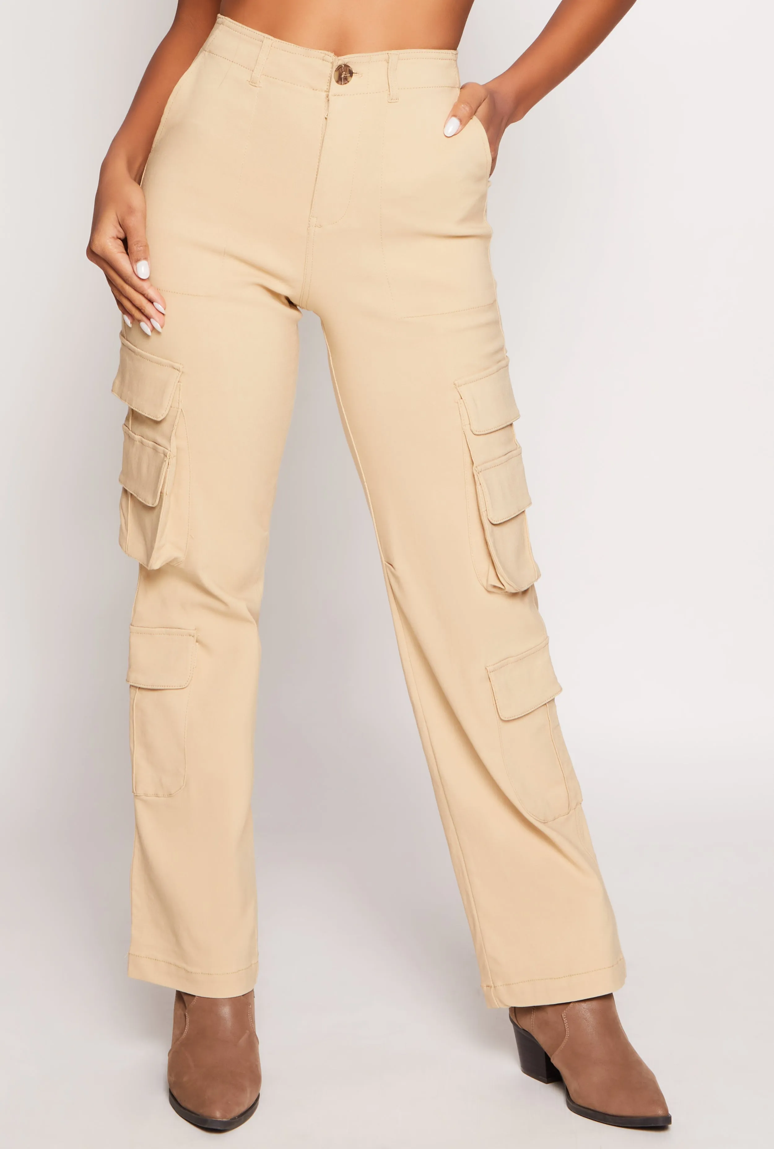 Haute Monde Straight Leg Cargo Pants sold by Rainbow product image thumbnail 2