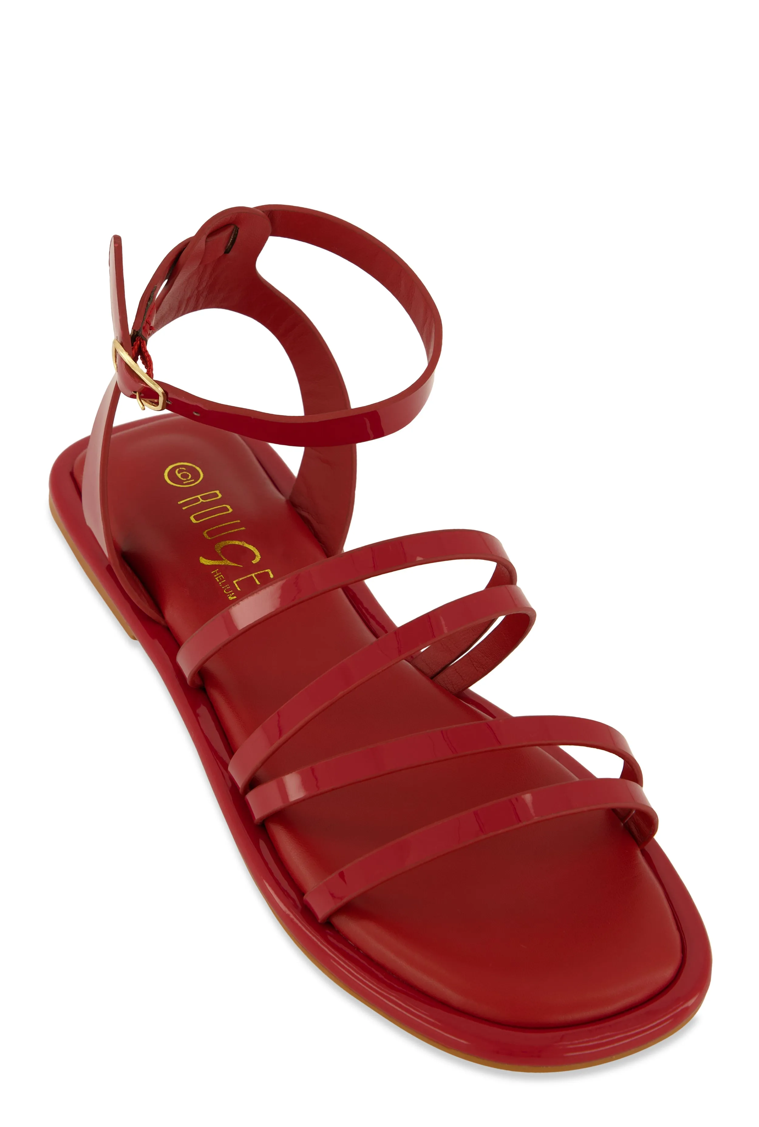 Asymmetrical Strappy Flat Sandals sold by Rainbow