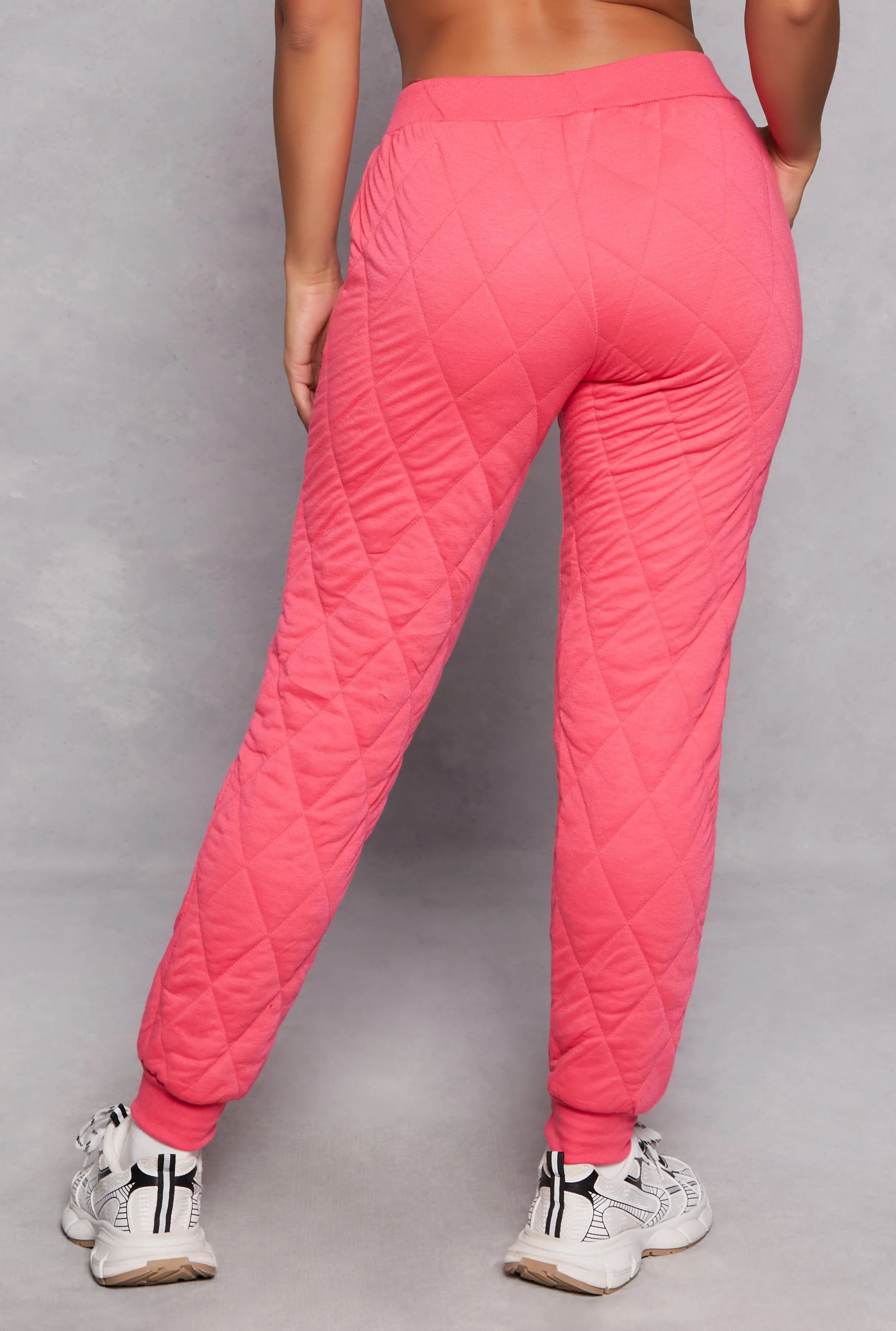 Quilted Toggle Drawstring Joggers sold by Rainbow product image thumbnail 3