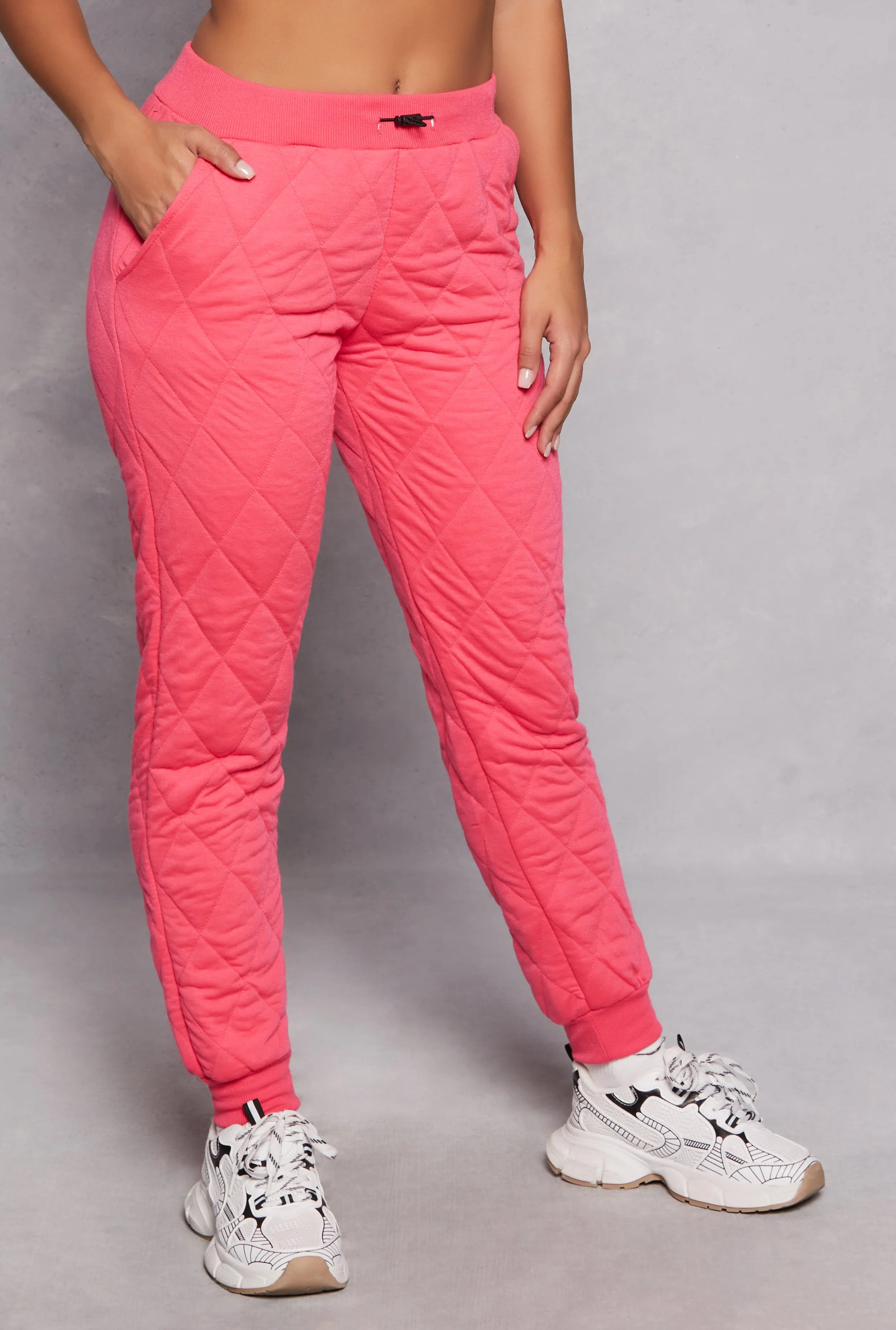 Quilted Toggle Drawstring Joggers sold by Rainbow product image thumbnail 2