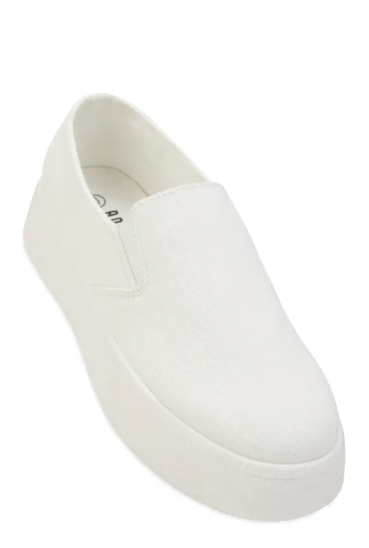Low Platform Slip On Sneakers sold by Rainbow