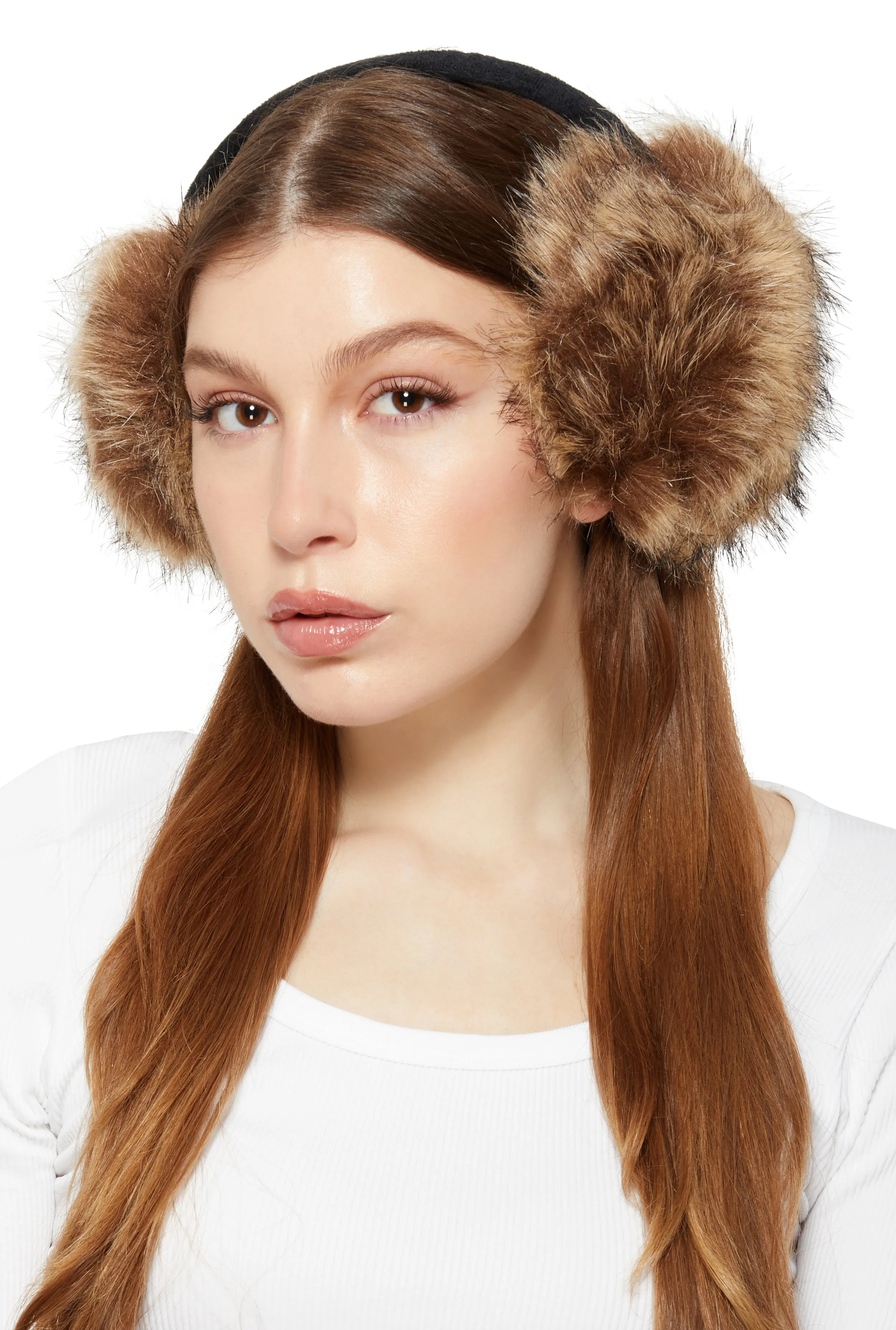 Oversized Faux Fur Earmuffs sold by Rainbow