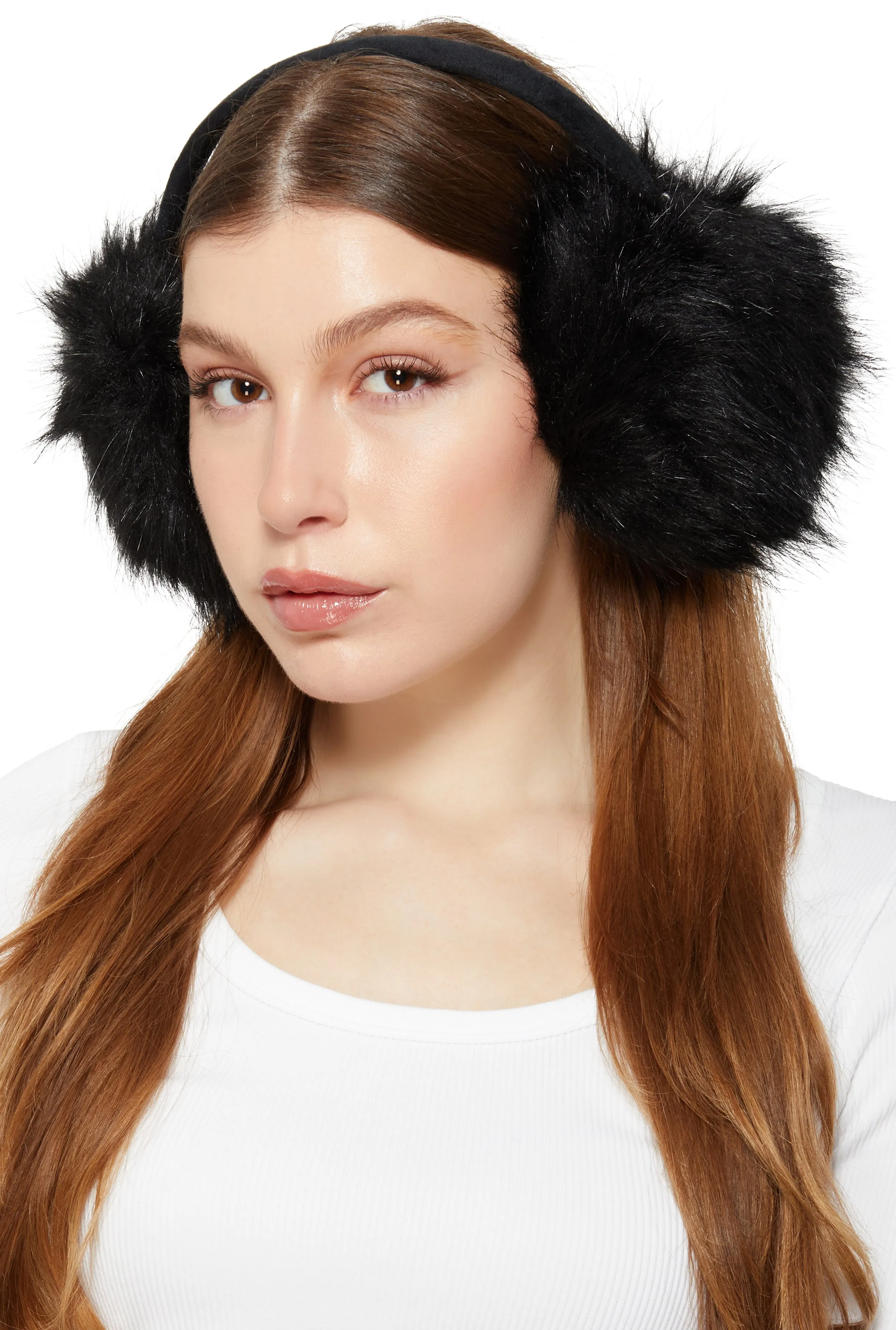 Oversized Faux Fur Earmuffs sold by Rainbow