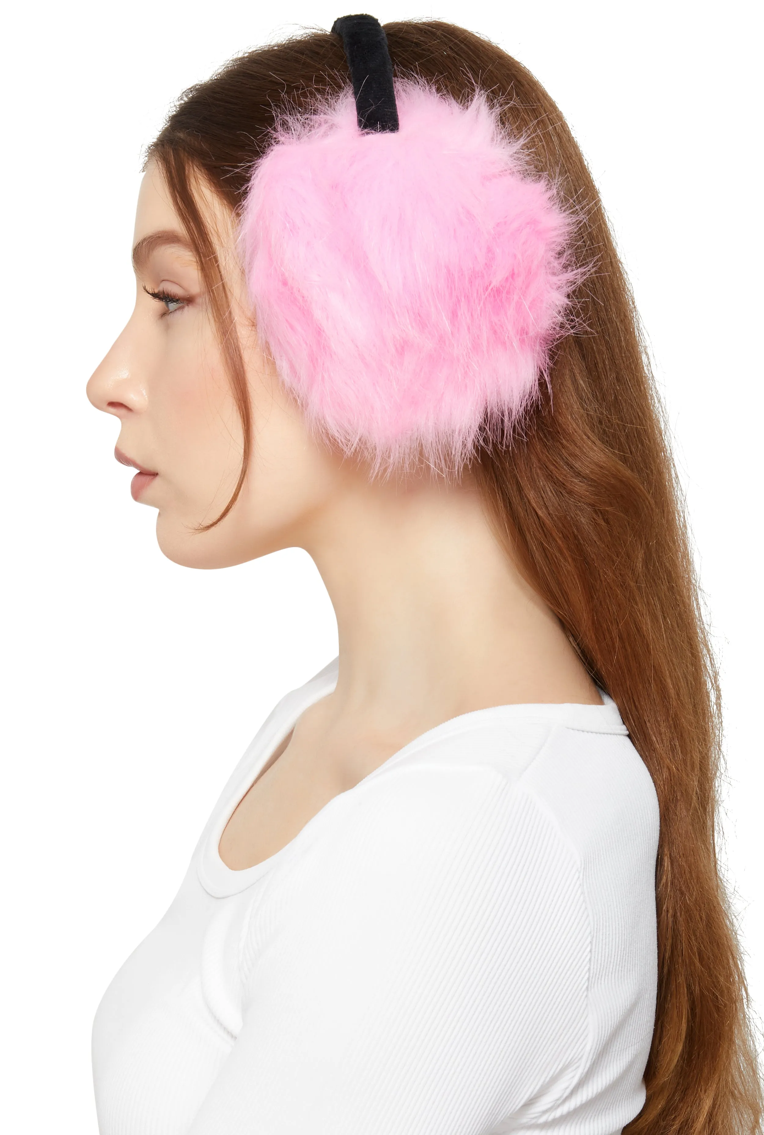 Oversized Faux Fur Earmuffs sold by Rainbow product image thumbnail 2