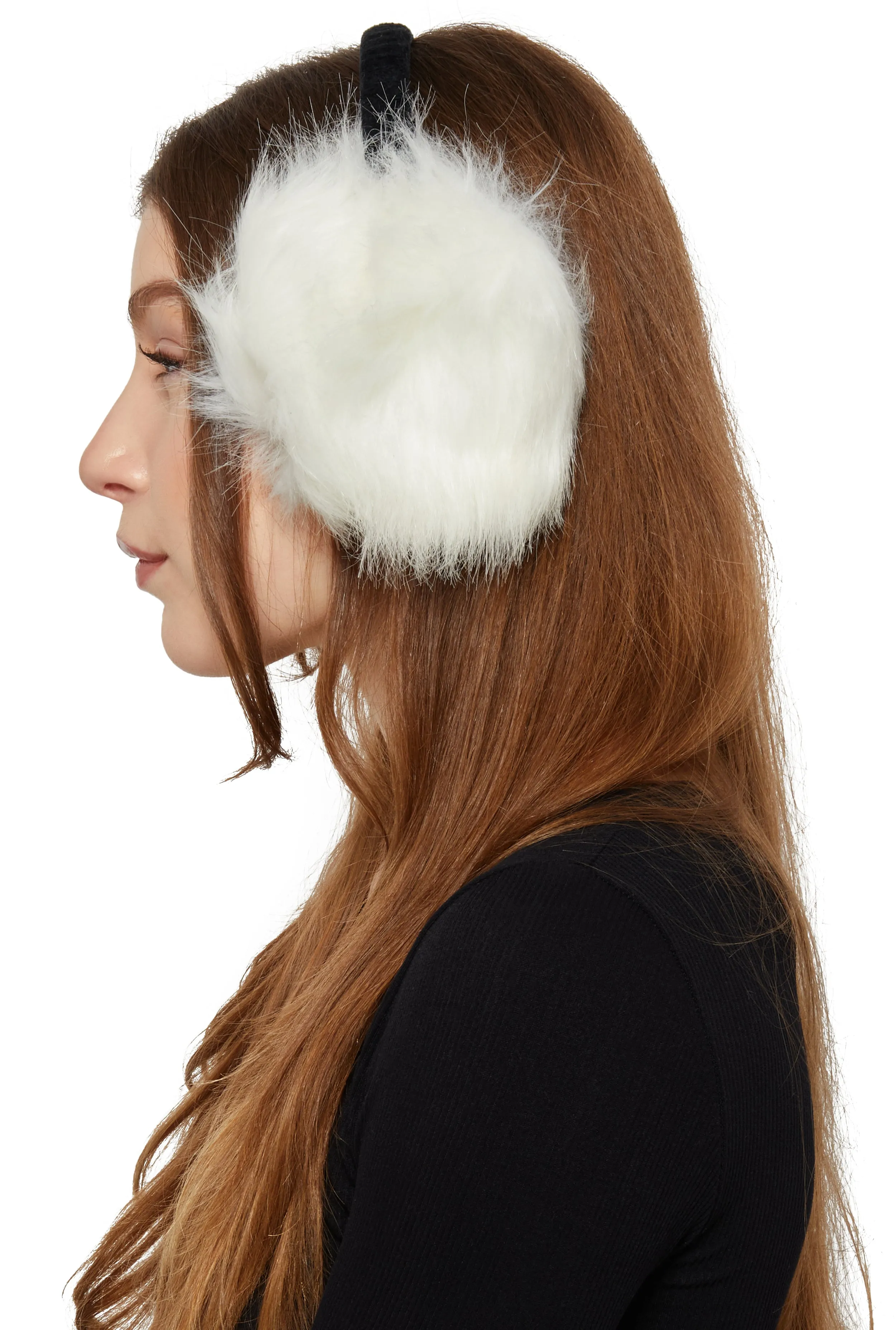 Oversized Faux Fur Earmuffs sold by Rainbow product image thumbnail 2