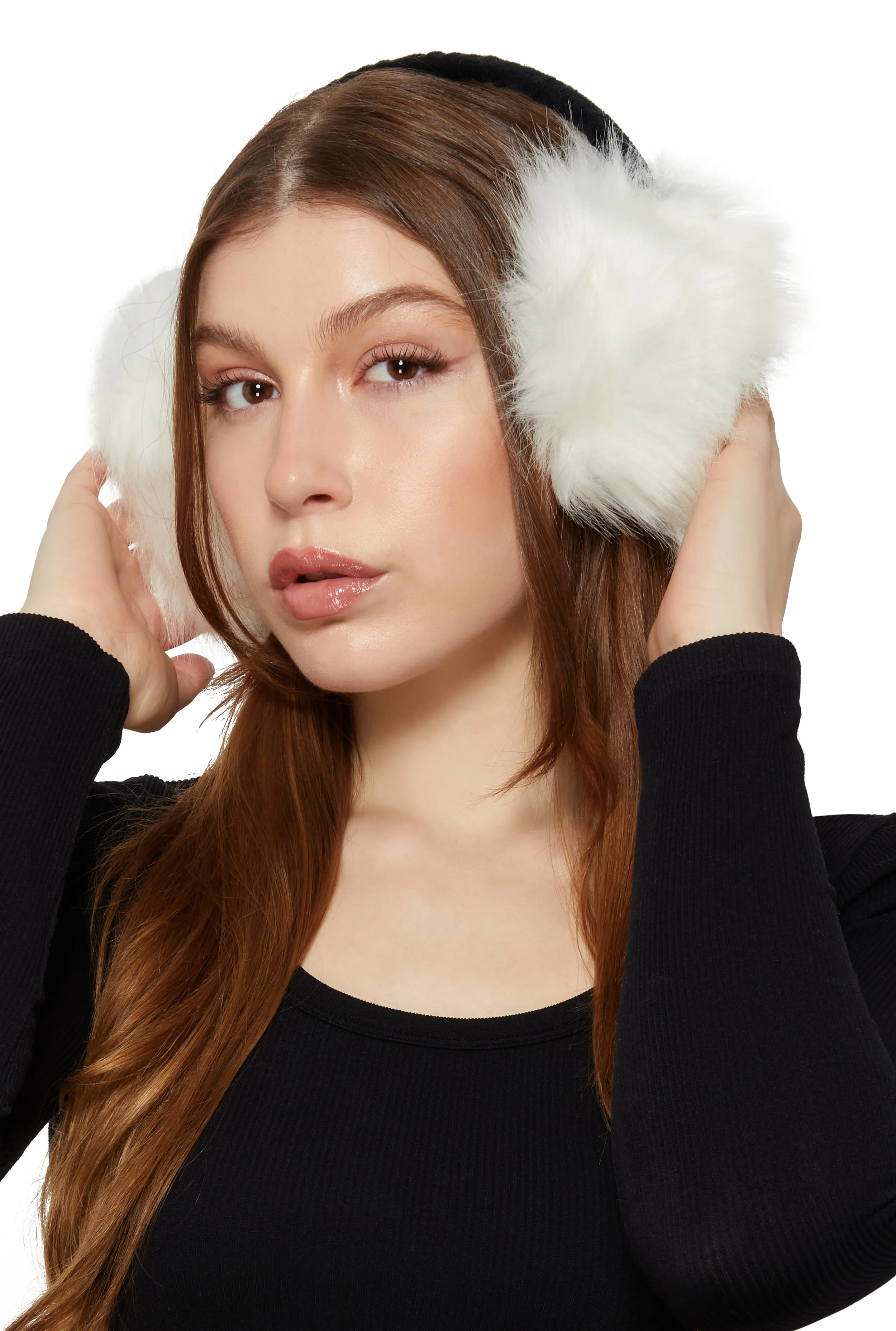 Oversized Faux Fur Earmuffs sold by Rainbow
