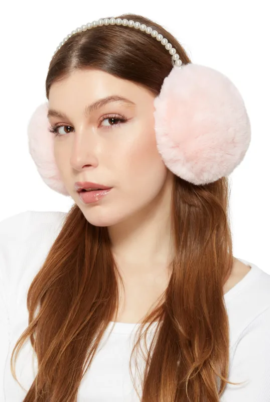 Faux Pearl Earmuffs sold by Rainbow
