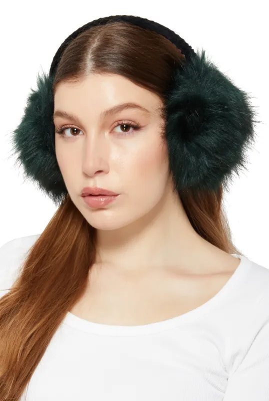 Oversized Faux Fur Earmuffs sold by Rainbow