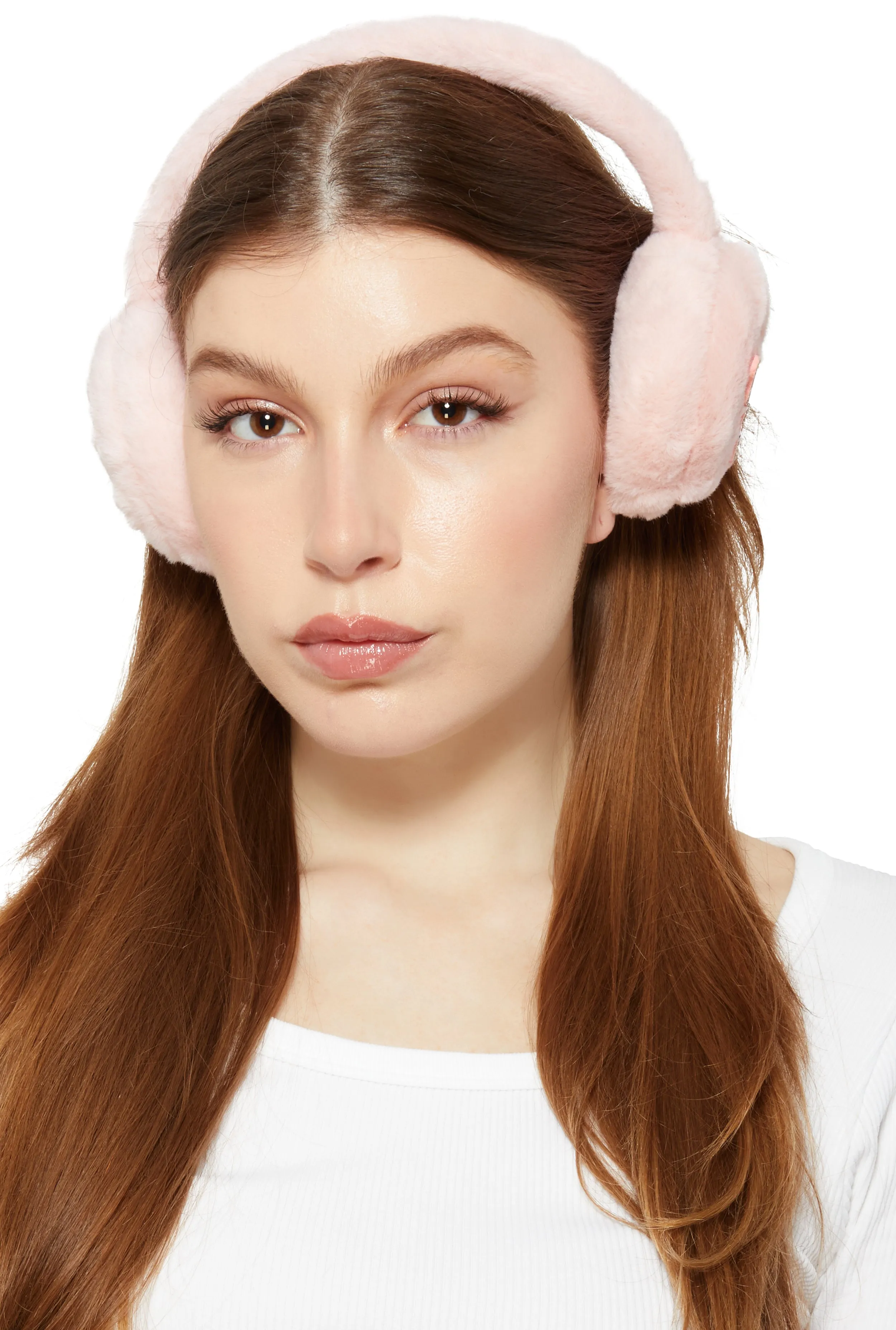 Rhinestone Butterfly Faux Fur Earmuffs sold by Rainbow