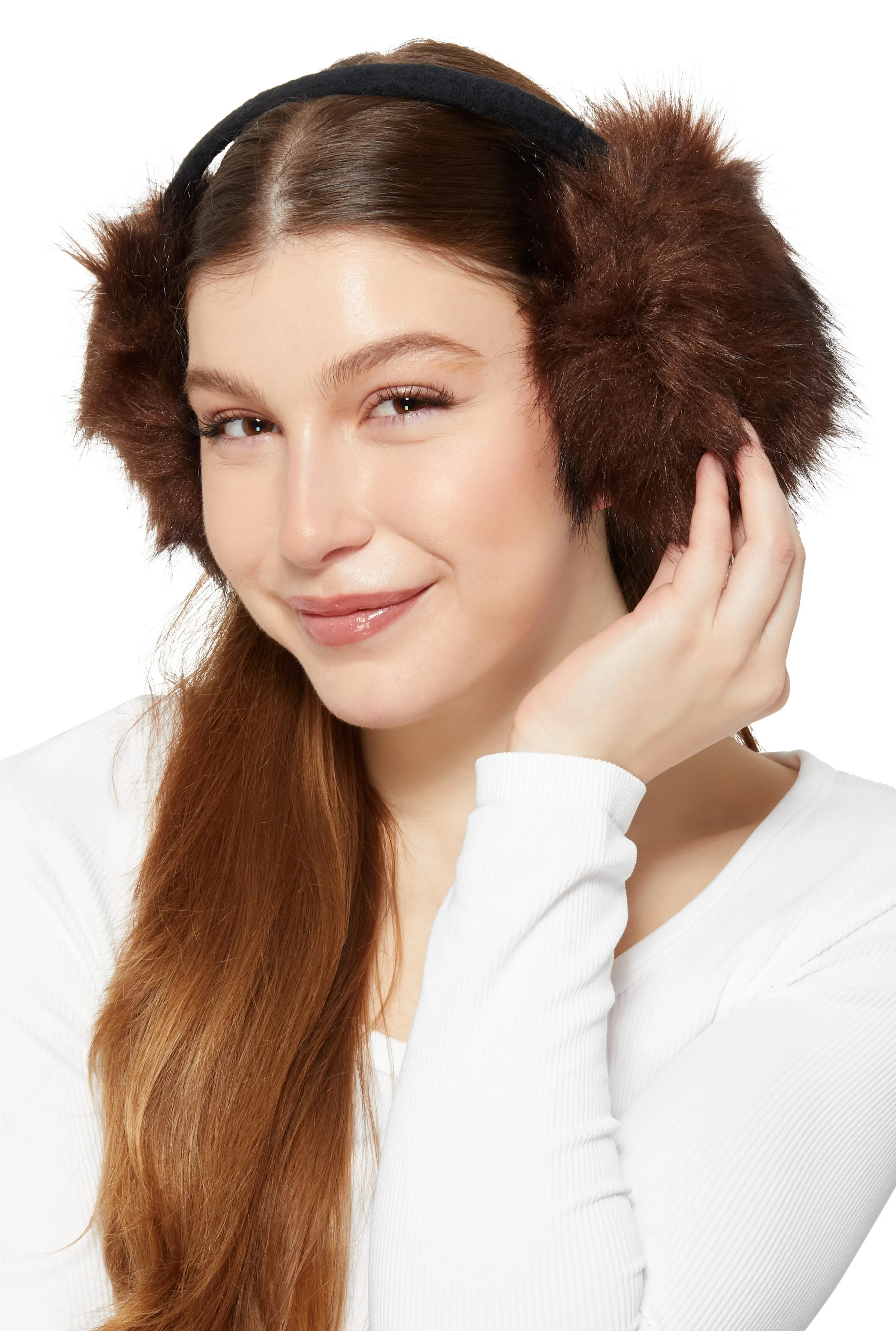 Oversized Faux Fur Earmuffs sold by Rainbow