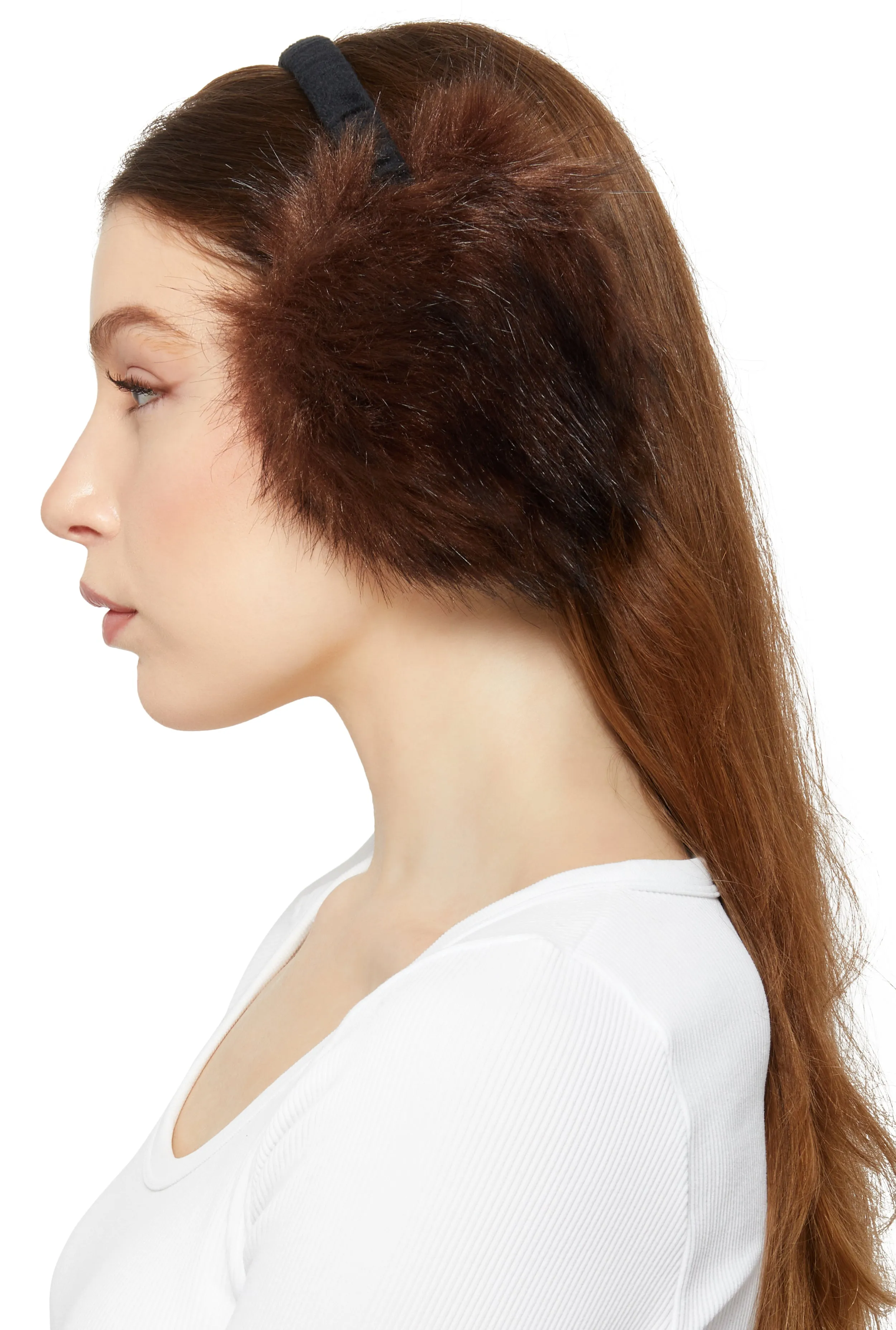 Oversized Faux Fur Earmuffs sold by Rainbow product image thumbnail 2