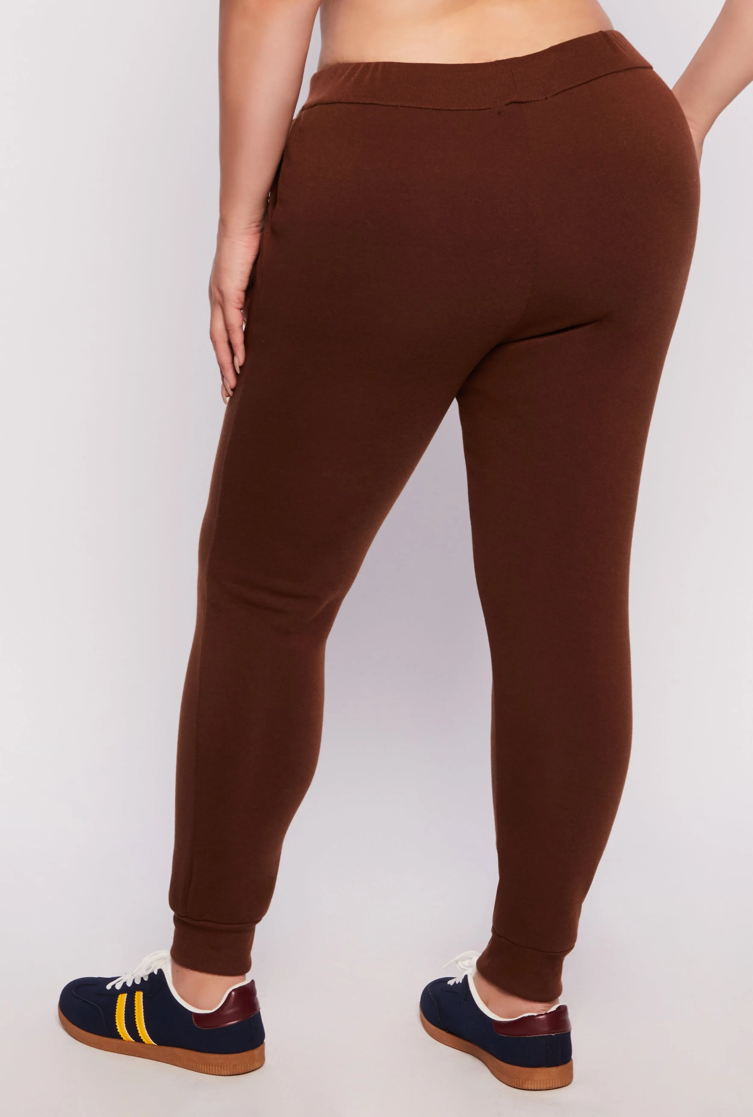 Plus Size Fleece High Waist Joggers sold by Rainbow product image thumbnail 3