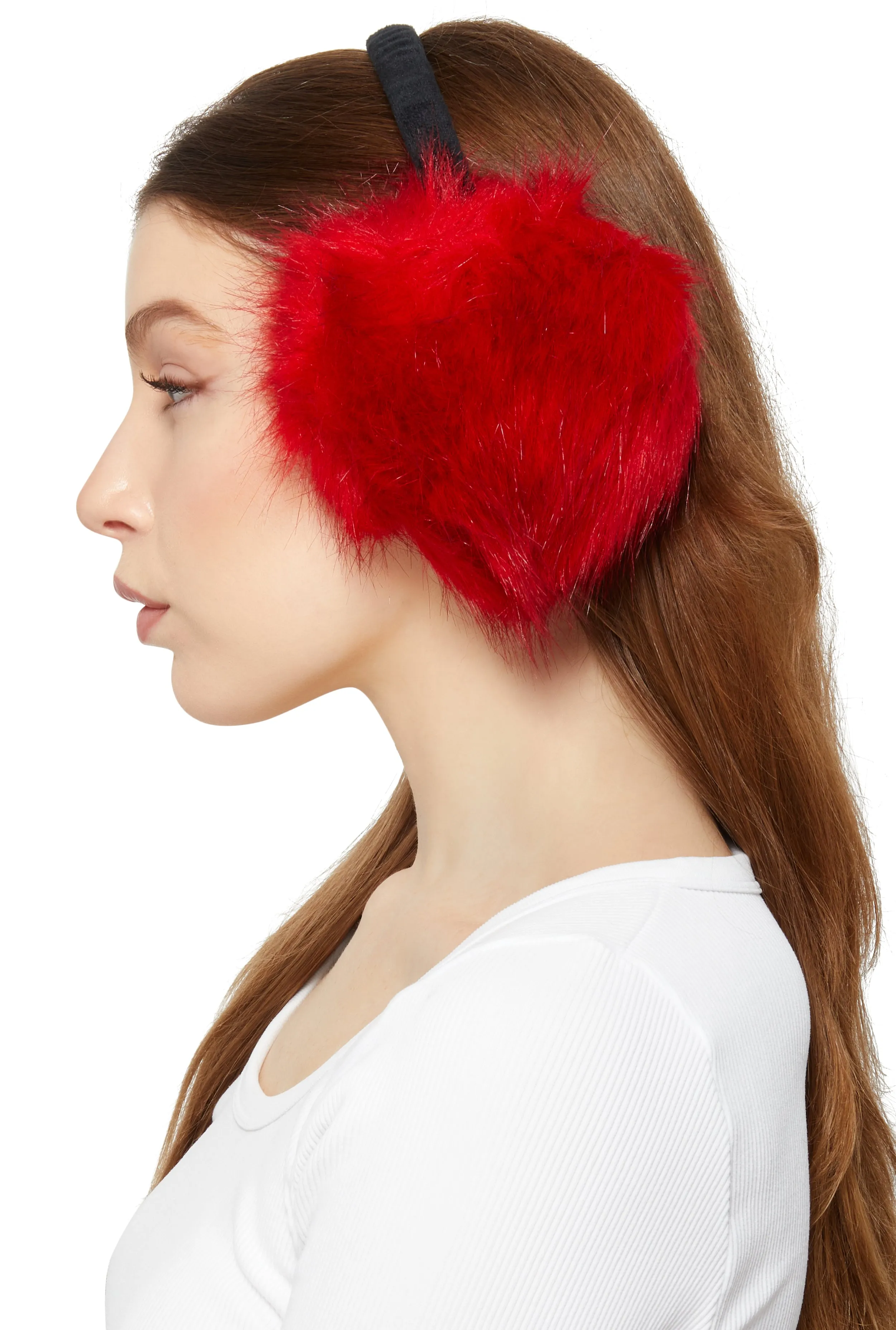 Oversized Faux Fur Earmuffs sold by Rainbow product image thumbnail 2