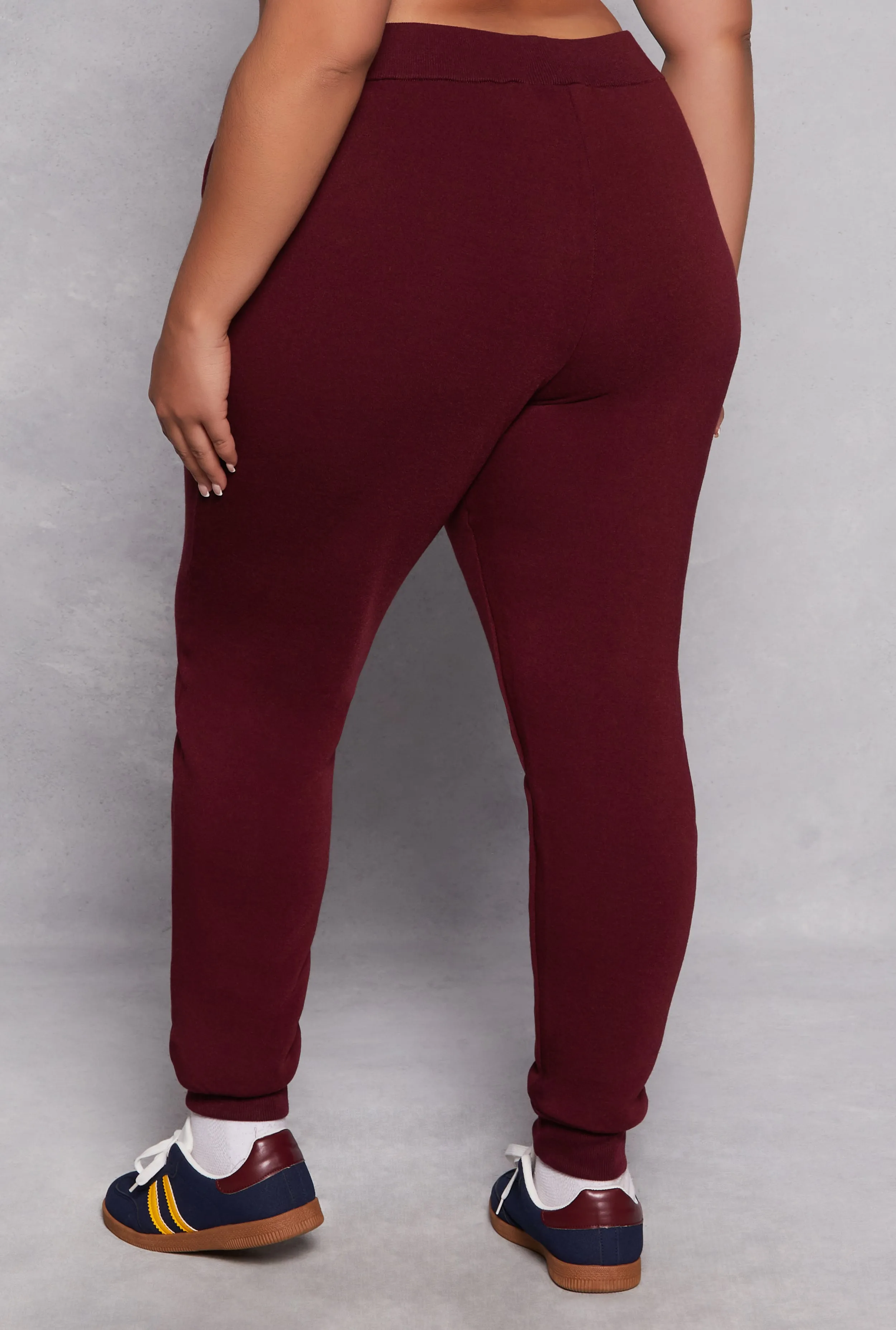 Plus Size Fleece High Waist Joggers sold by Rainbow product image thumbnail 4