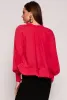 Chiffon Tie Keyhole Long Sleeve Blouse sold by Rainbow