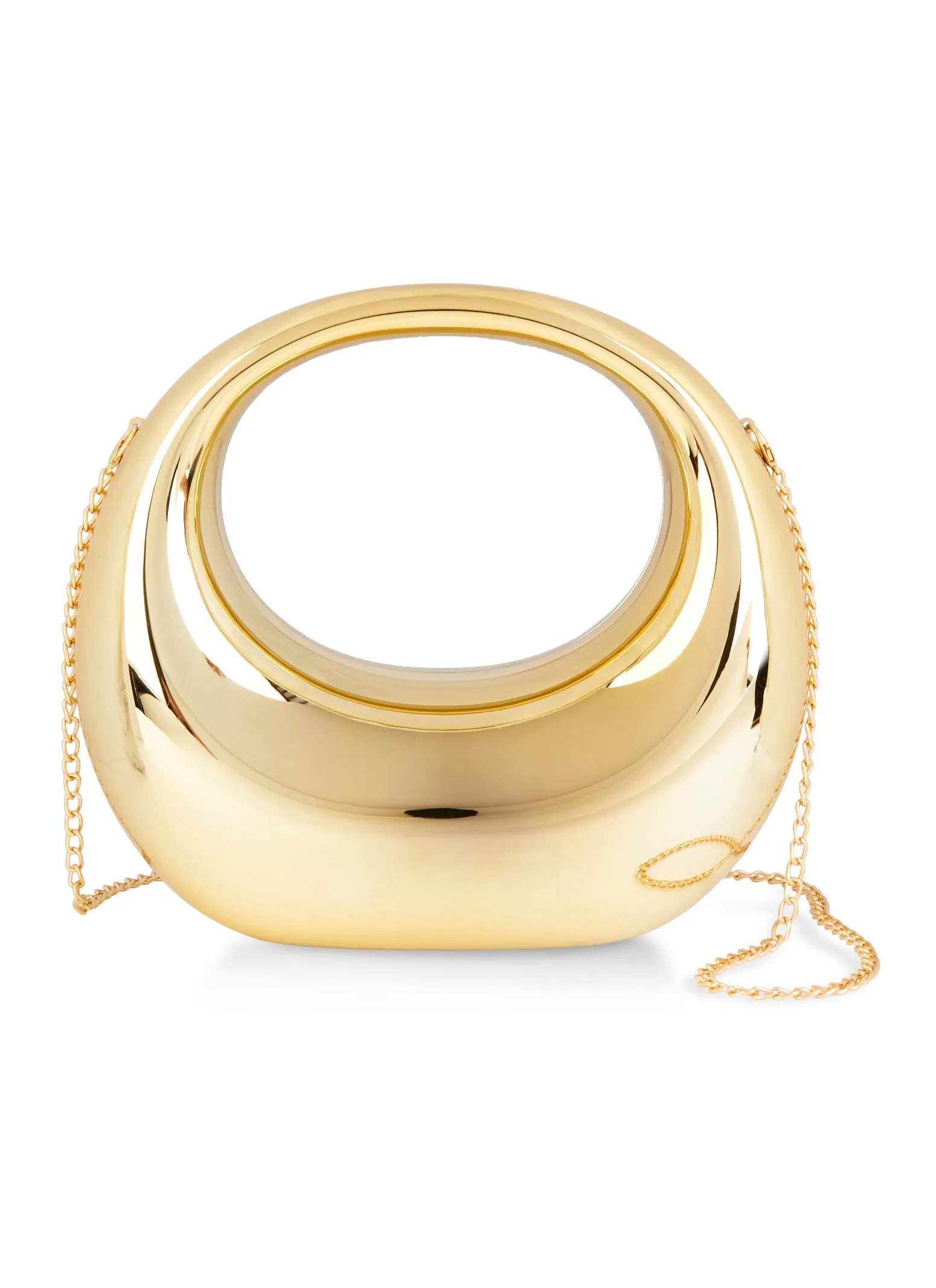 Metallic Half Moon Convertible Clutch sold by Rainbow product image thumbnail 2