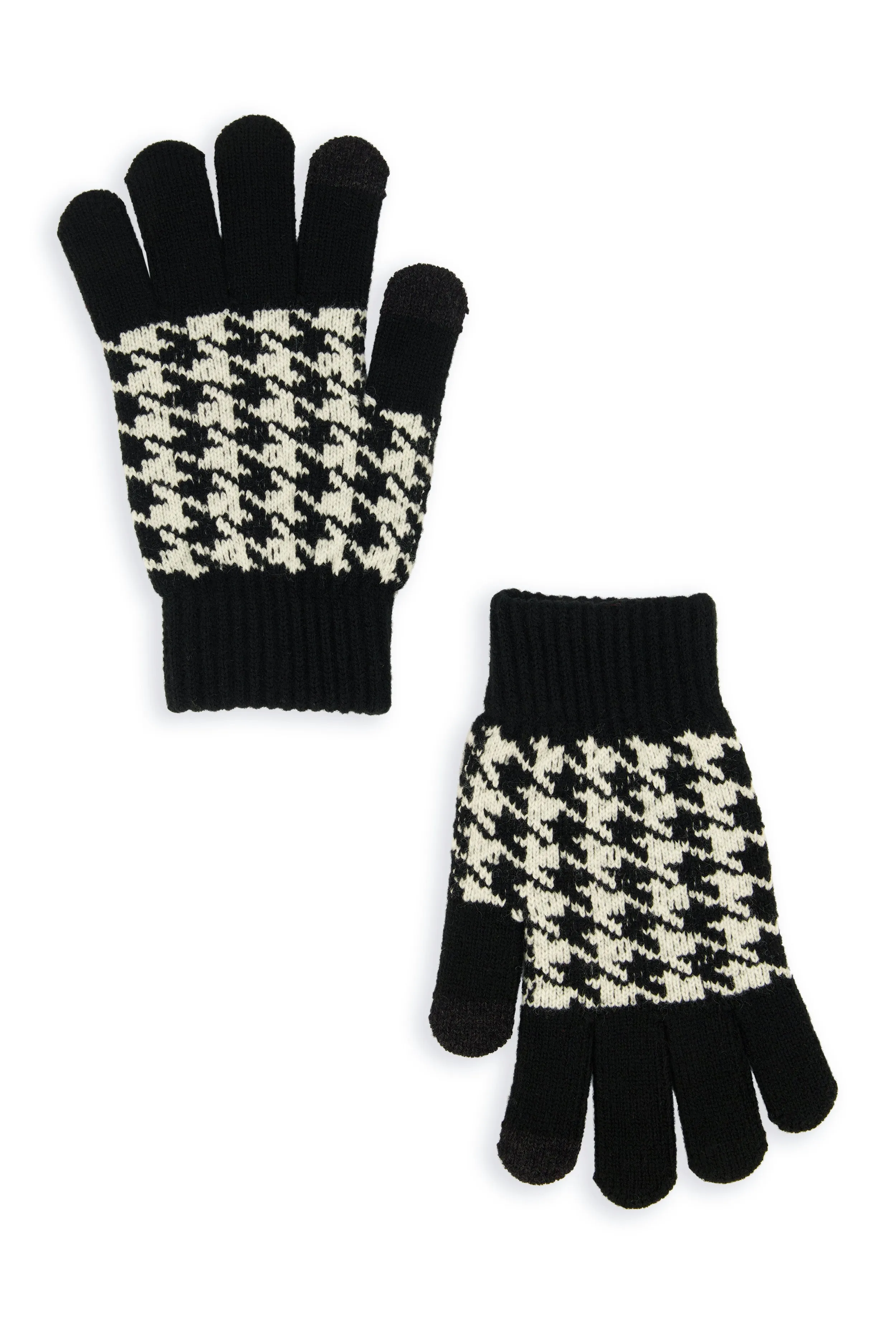 Houndstooth Patterned Texting Gloves sold by Rainbow product image thumbnail 2