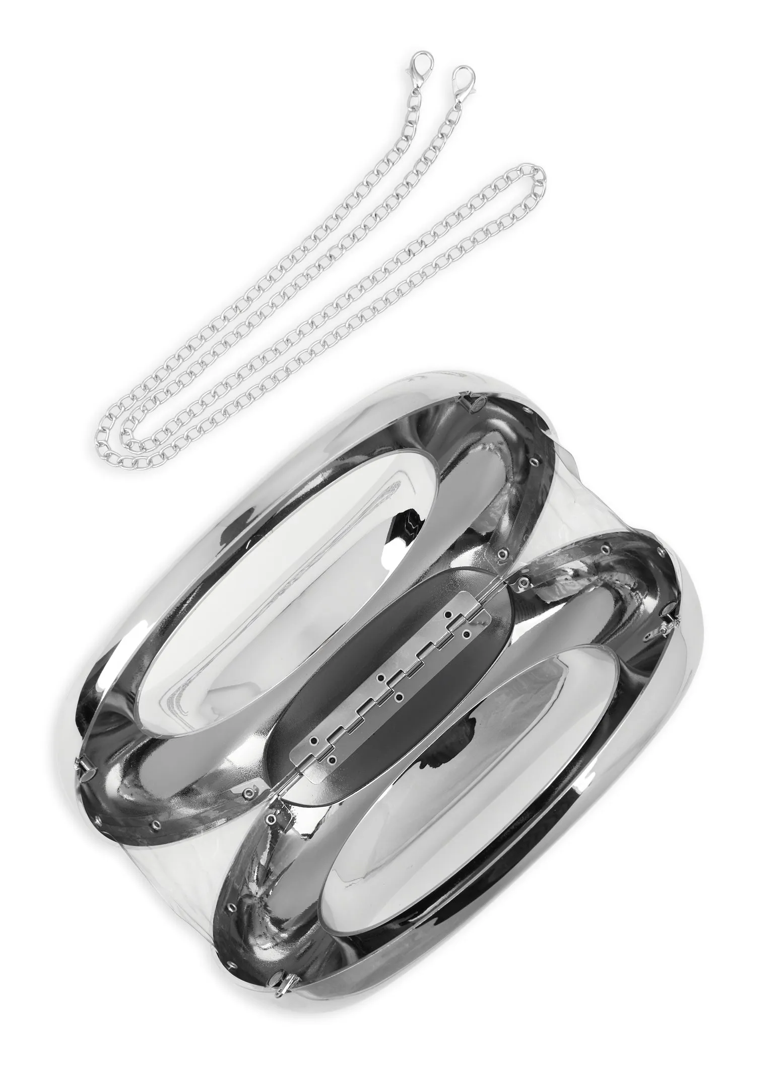 Metallic Half Moon Convertible Clutch sold by Rainbow product image thumbnail 5