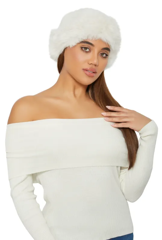 Faux Fur Beanie sold by Rainbow