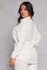 Textured Knit Long Sleeve Button Front Shirt sold by Rainbow