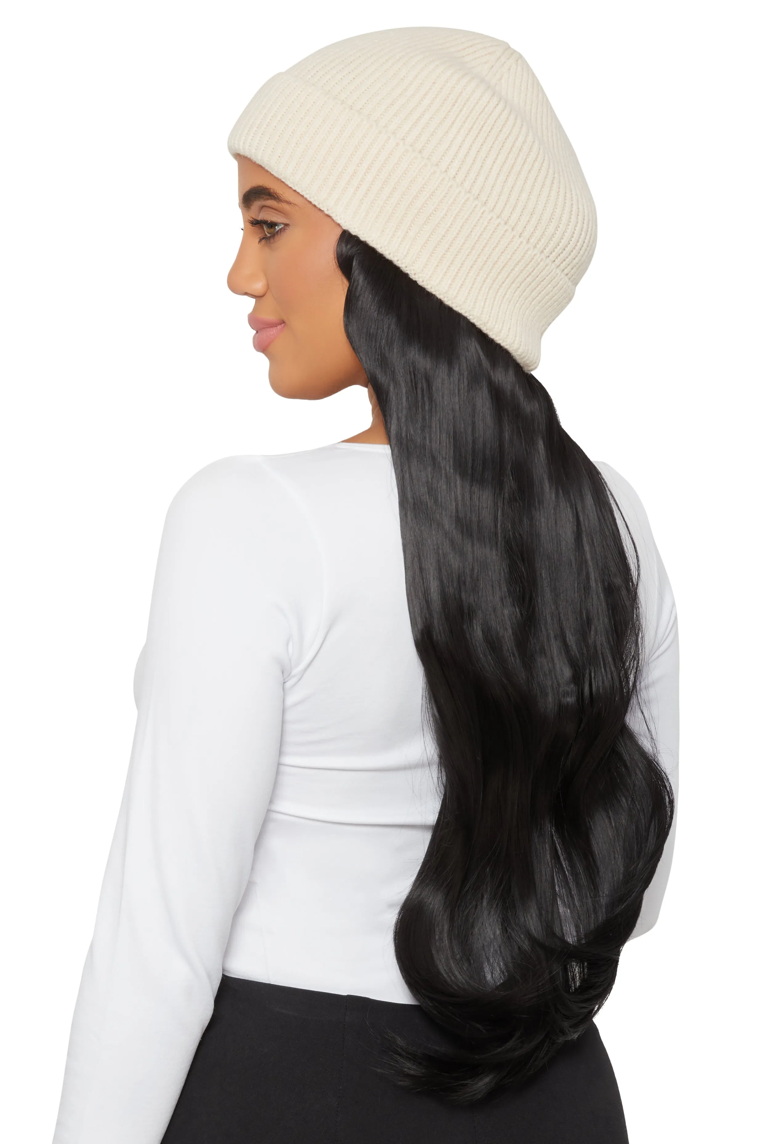 Synthetic Long Hair Wig Beanie sold by Rainbow product image thumbnail 2