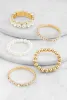 Assorted Cubic Zirconia Stretch Bracelets Set of 5 sold by Rainbow
