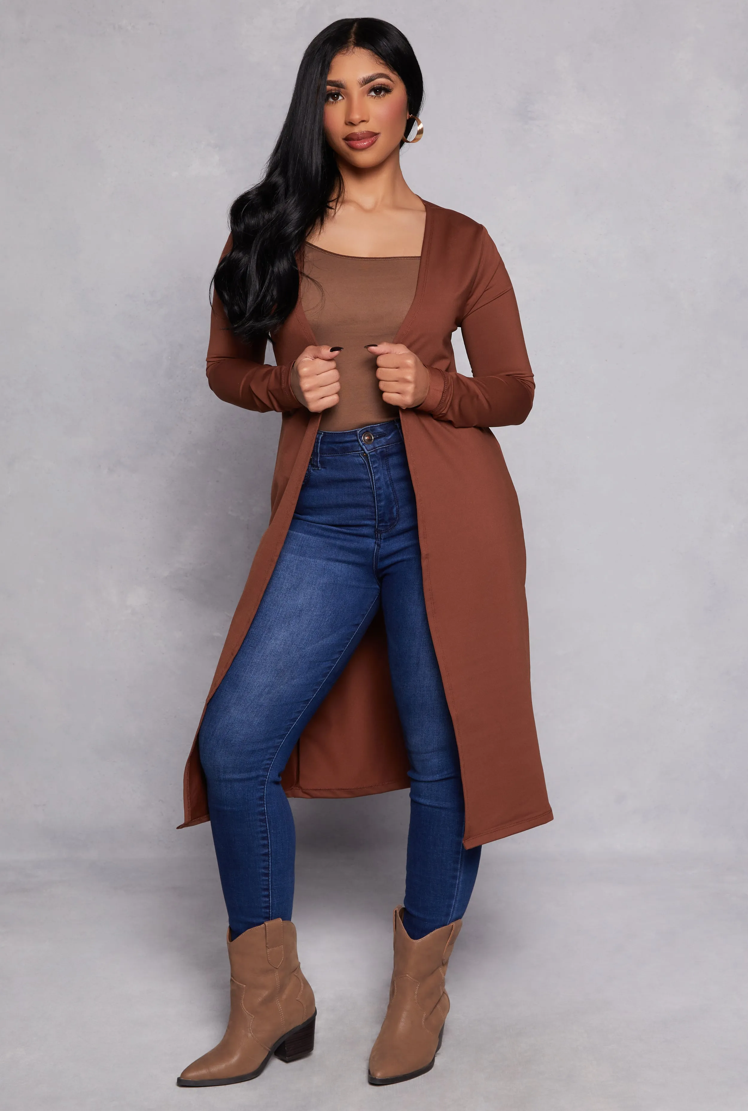 Long Sleeve Open Front Duster sold by Rainbow product image thumbnail 2