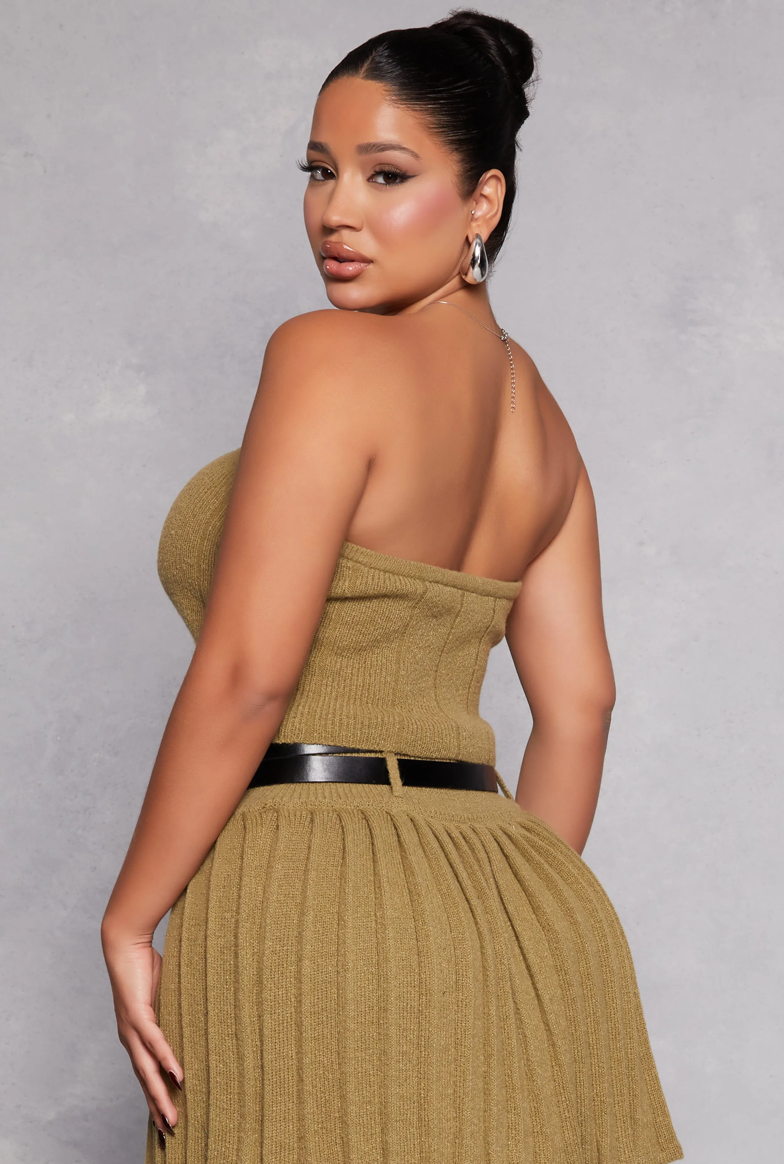 Haute Monde Ribbed Tube Top sold by Rainbow product image thumbnail 3