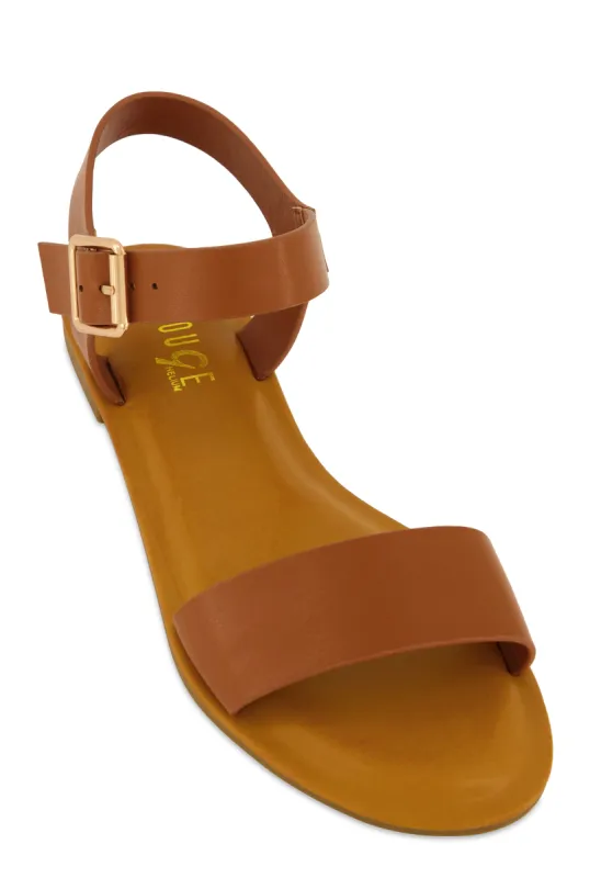 Single Band Buckle Ankle Strap Sandals sold by Rainbow