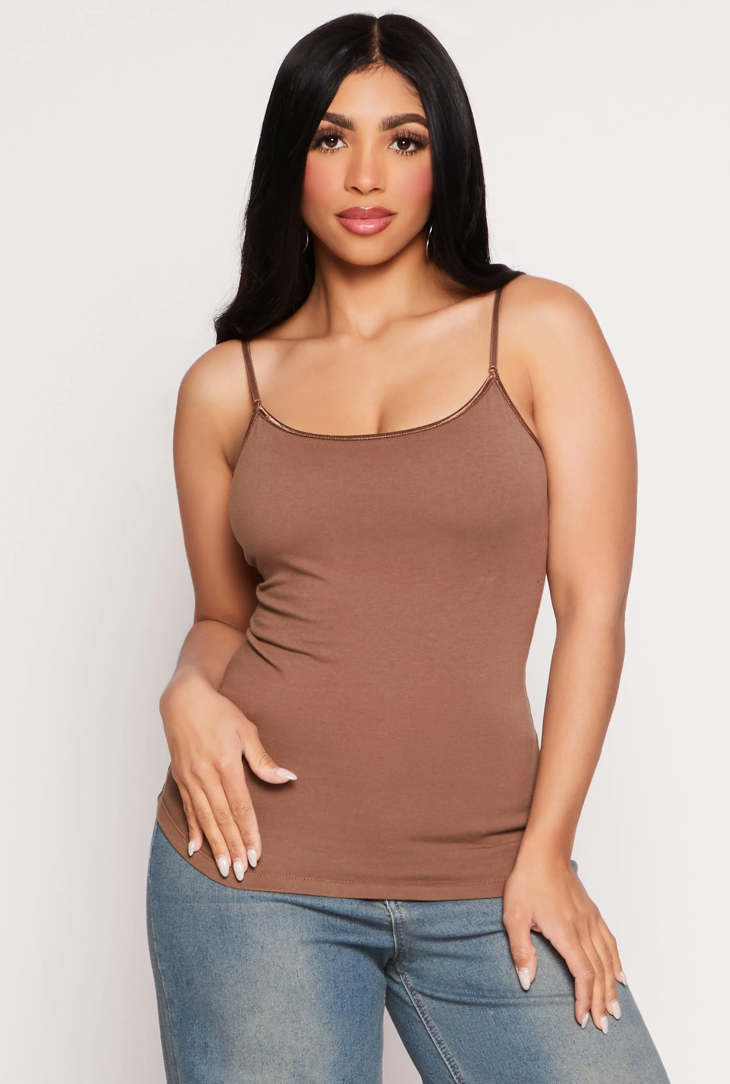Scoop Neck Shelf Bra Cami sold by Rainbow