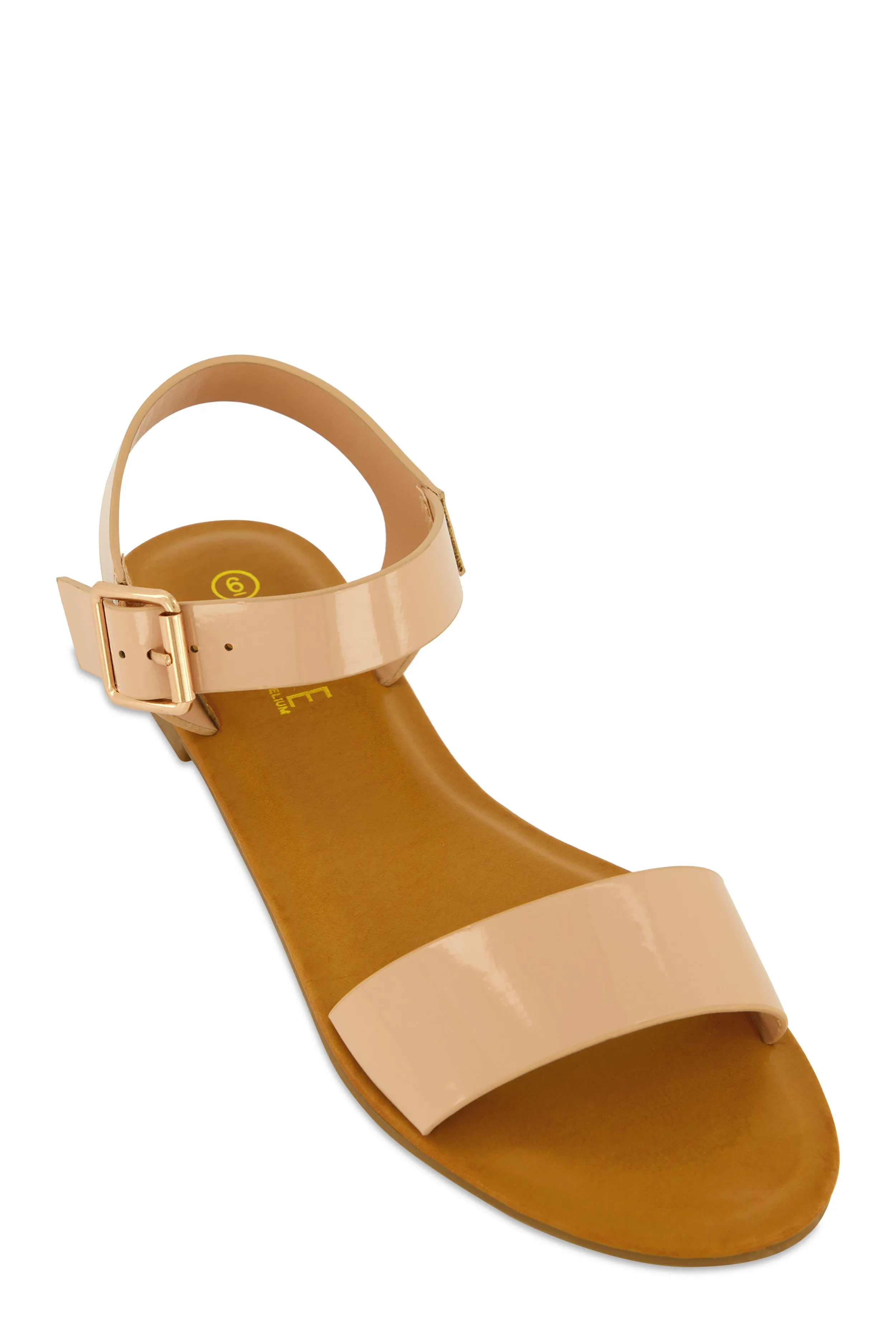 Single Band Buckle Ankle Strap Sandals sold by Rainbow