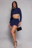 Rhinestone Fringe Hem Crop Top sold by Rainbow