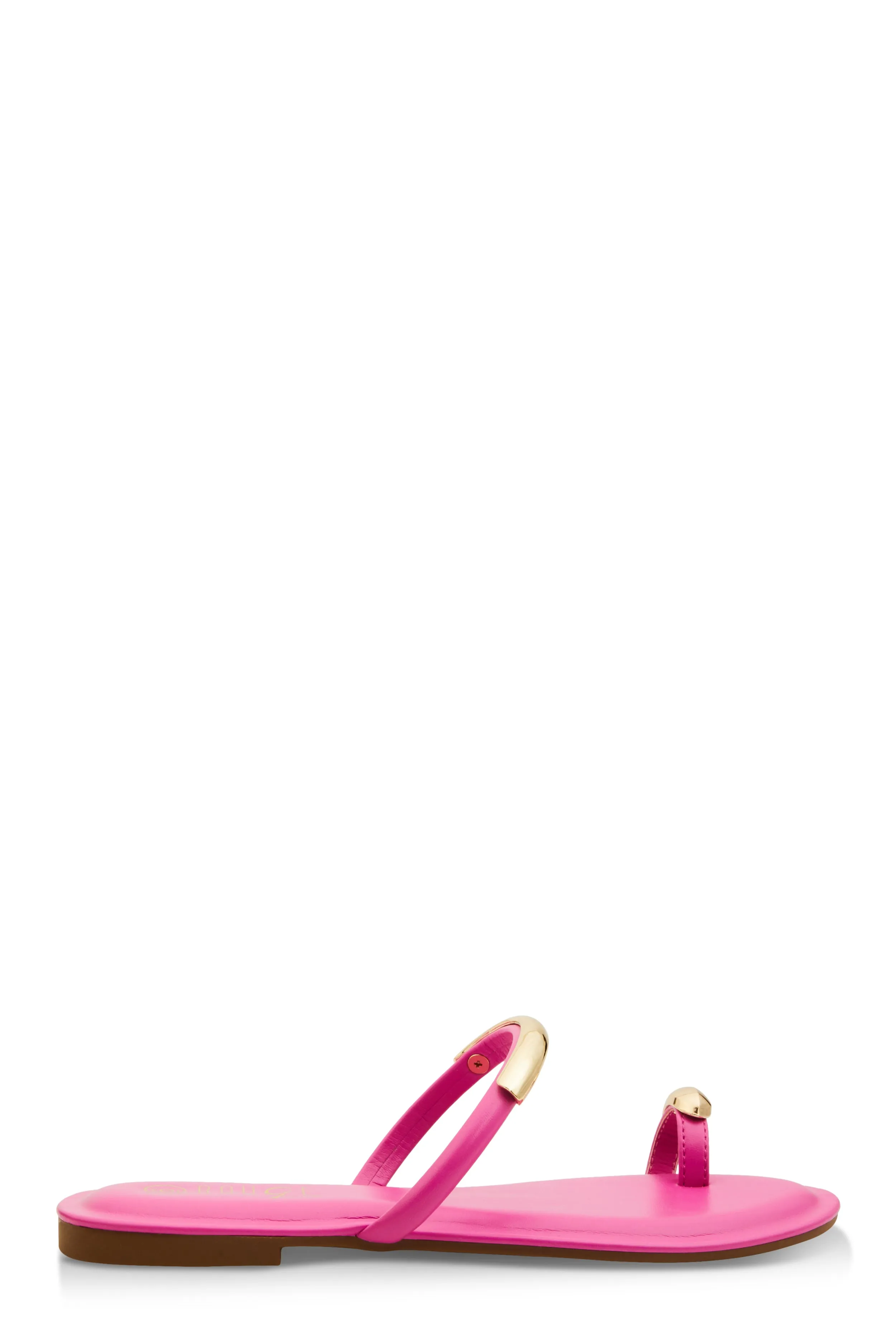 Metallic Detail Toe Loop Slide Sandals sold by Rainbow product image thumbnail 2