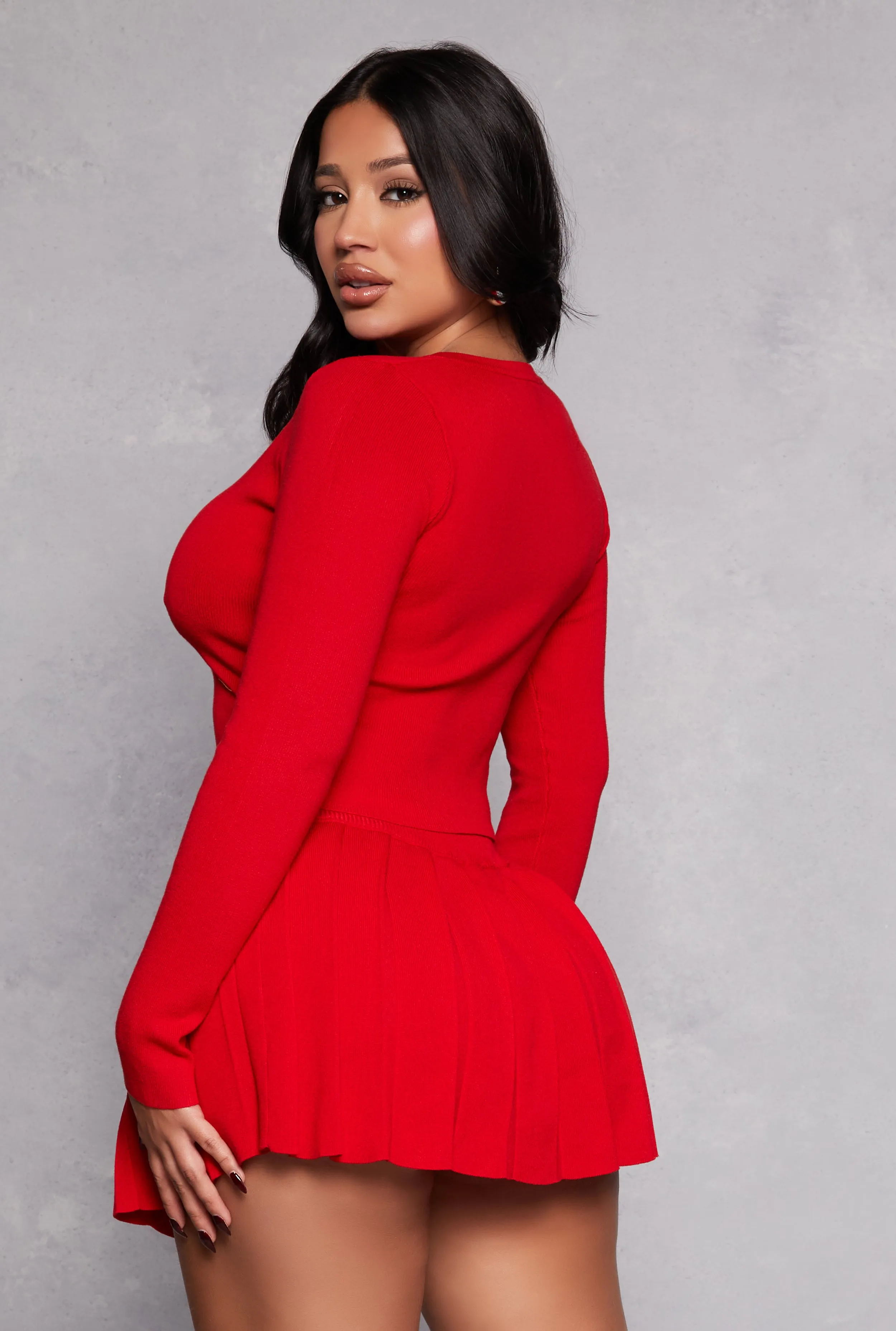 Daisy Long Sleeve Cropped Cardigan sold by Rainbow product image thumbnail 3