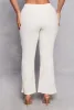 Textured Knit High Waisted Flared Pants sold by Rainbow