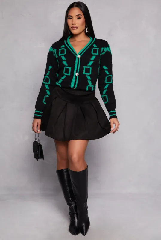 Faux Suede Pleated Skirt sold by Rainbow