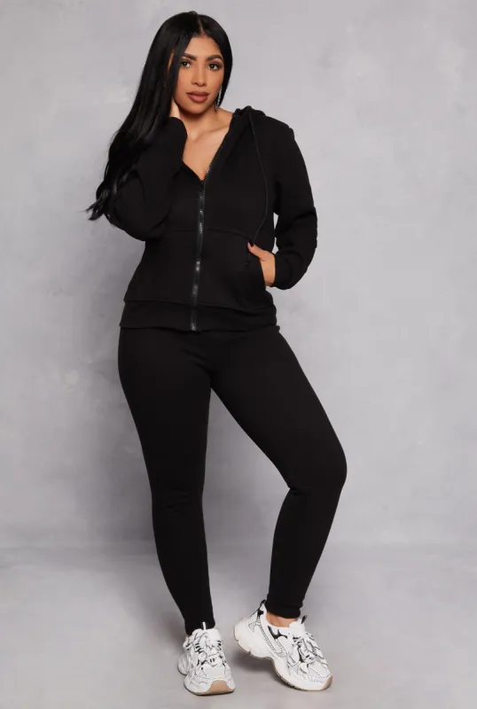 Faux Fur Lined Pull On Sweatpants sold by Rainbow