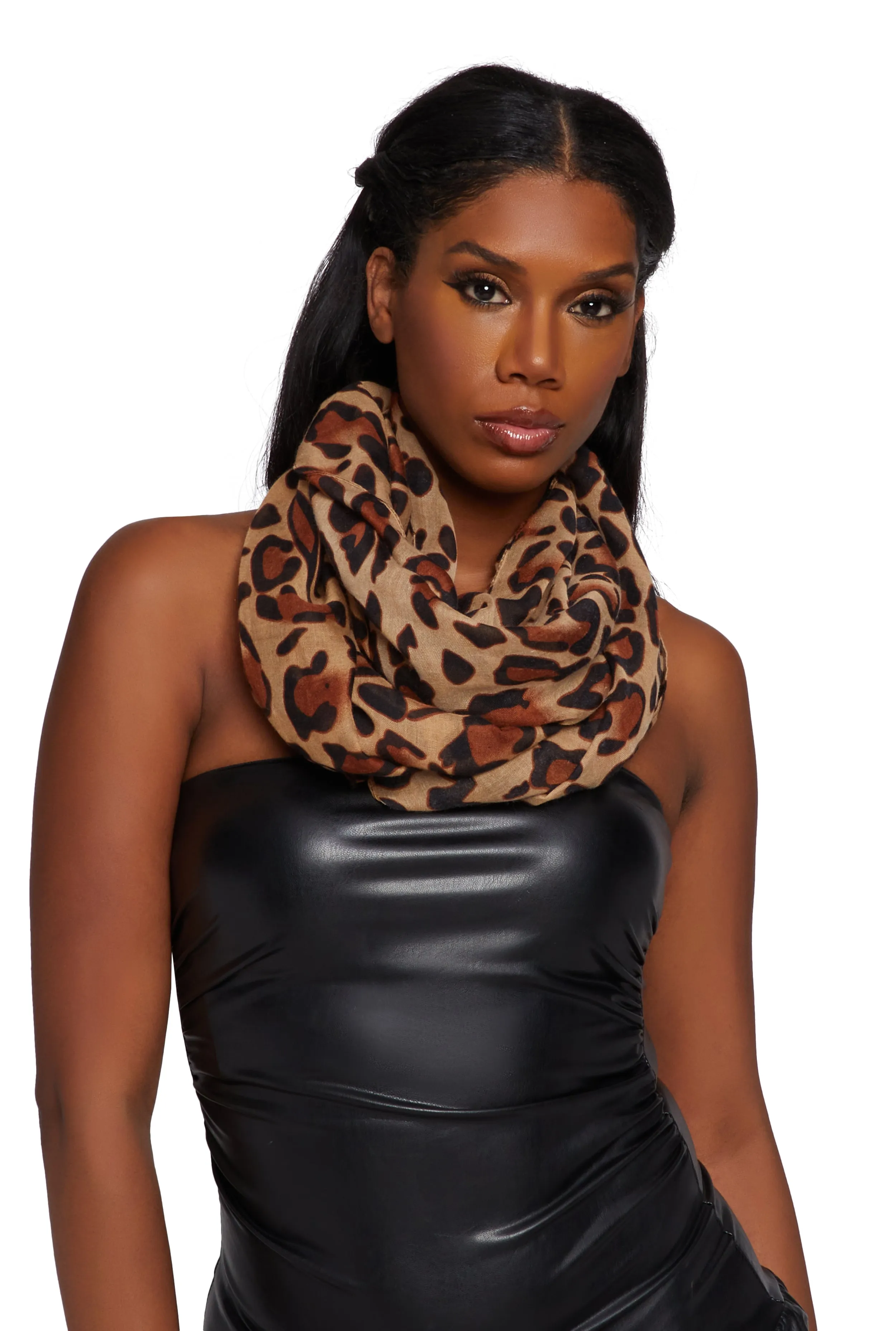 Leopard Print Scarf sold by Rainbow product image thumbnail 2