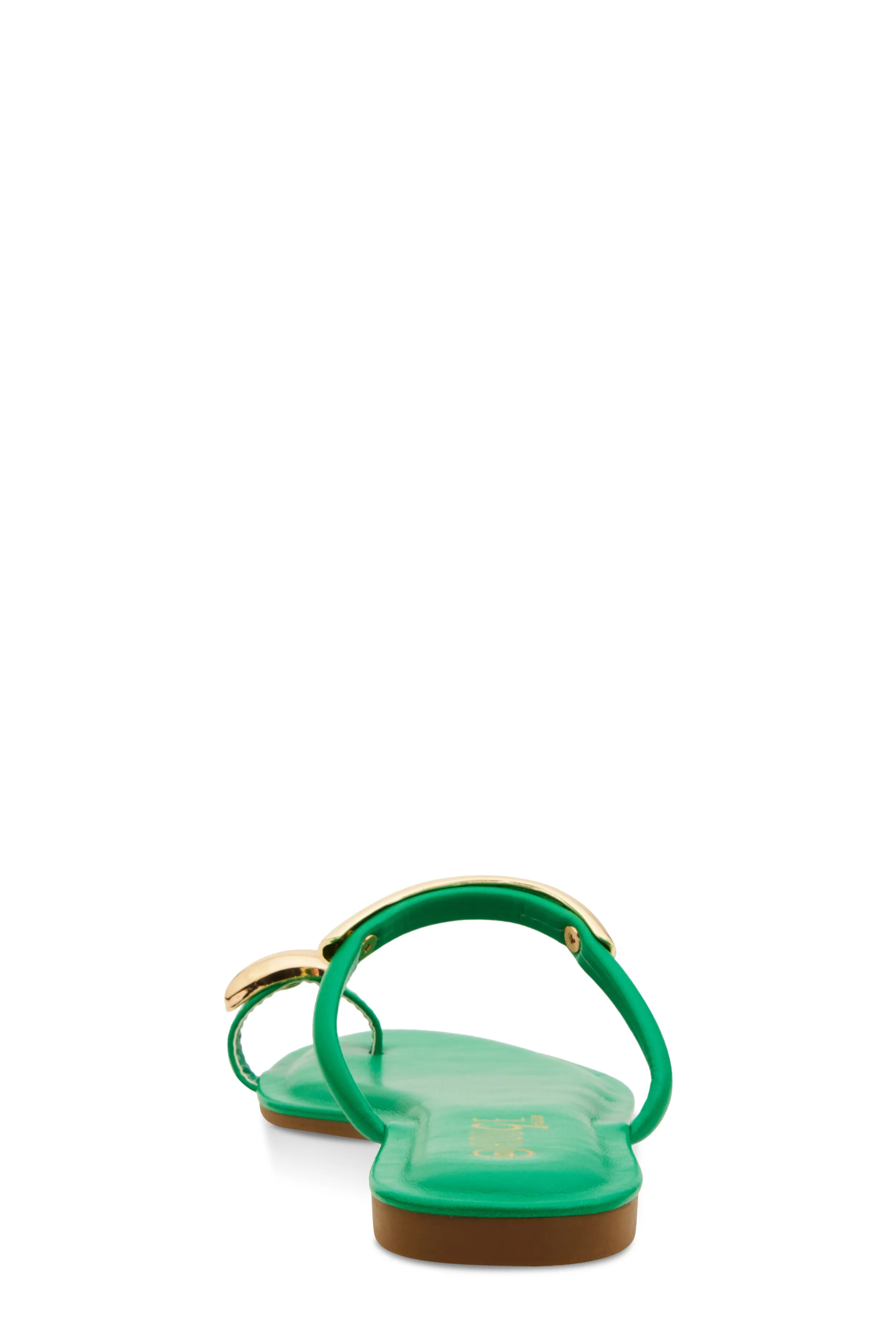 Metallic Detail Toe Loop Slide Sandals sold by Rainbow product image thumbnail 3