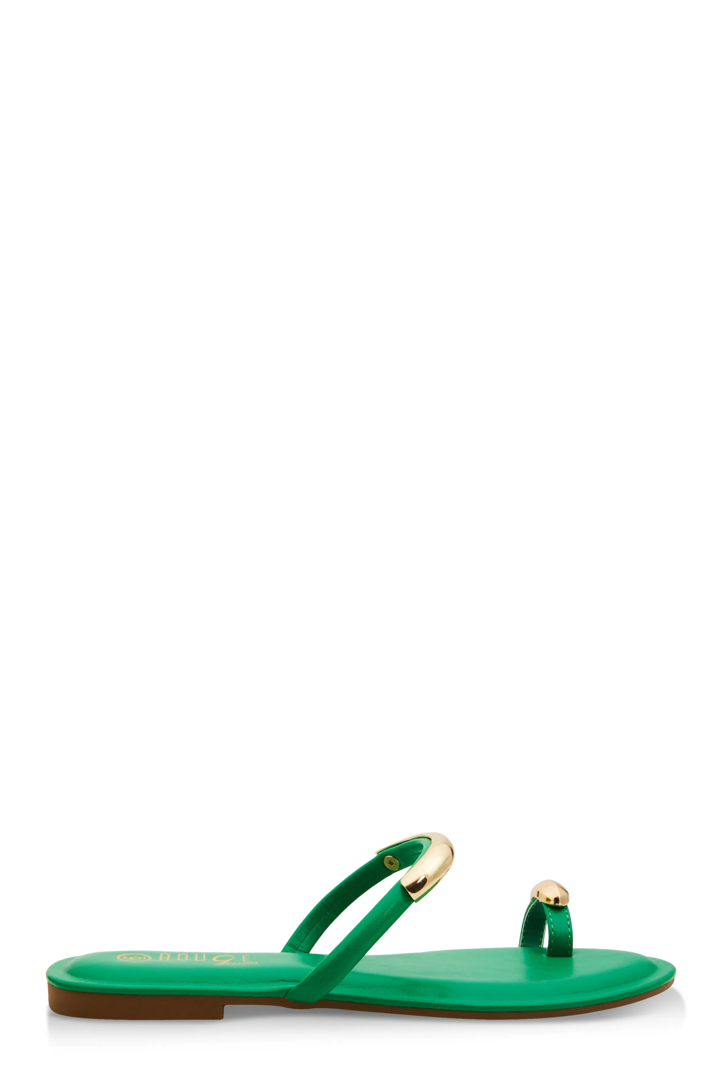 Metallic Detail Toe Loop Slide Sandals sold by Rainbow product image thumbnail 2