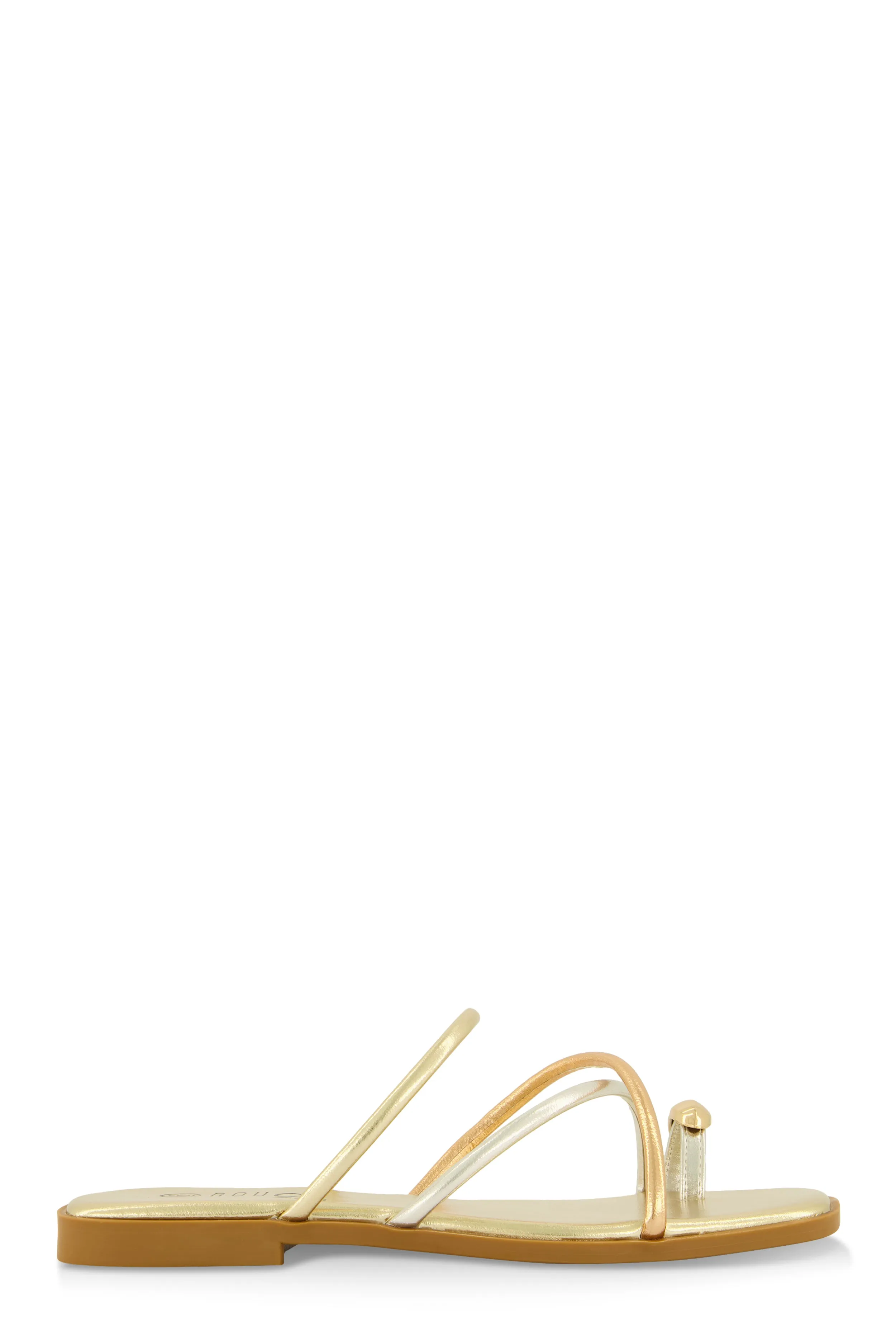 Metallic Toe Loop Strappy Slide Sandals sold by Rainbow product image thumbnail 2