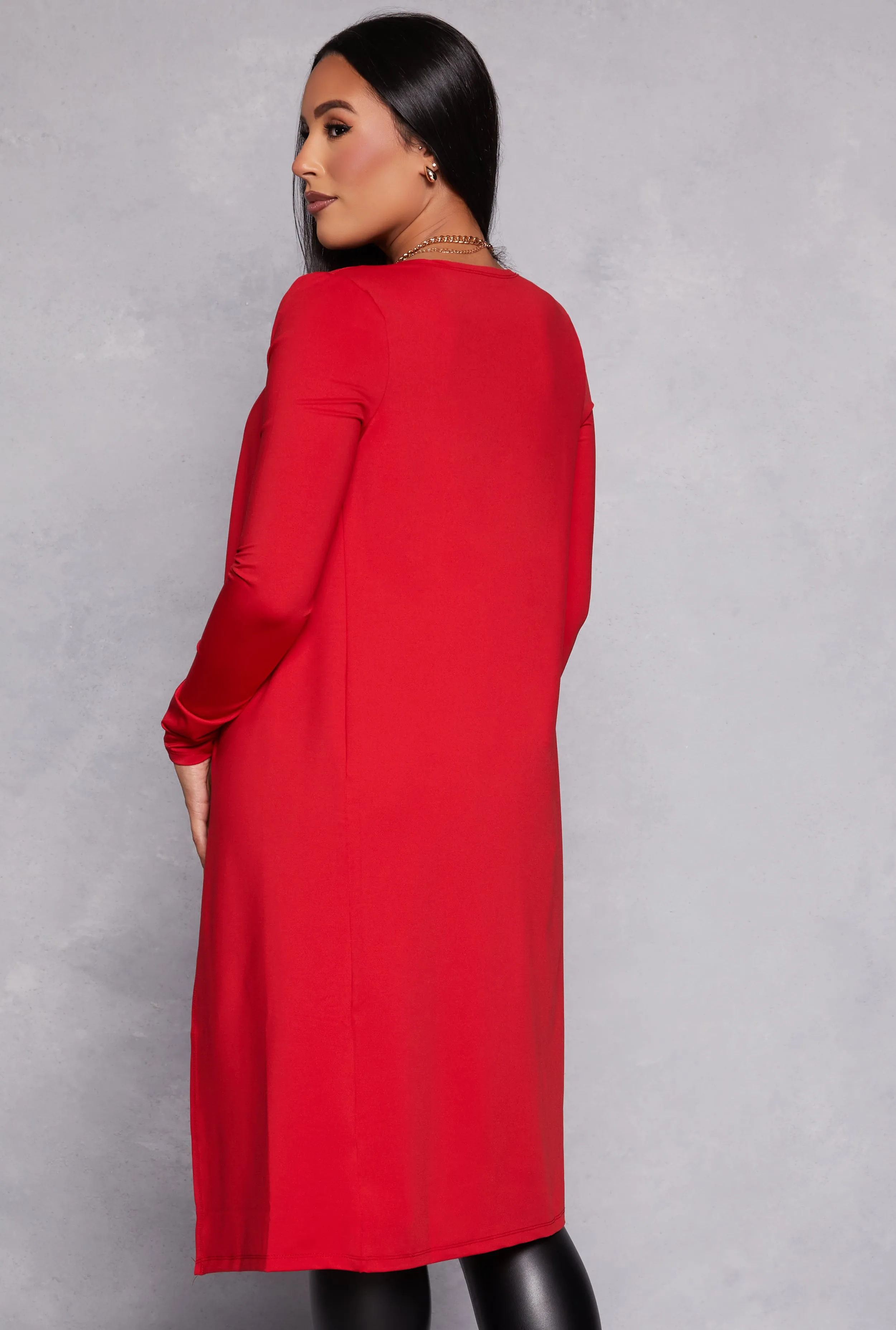 Long Sleeve Open Front Duster sold by Rainbow product image thumbnail 3