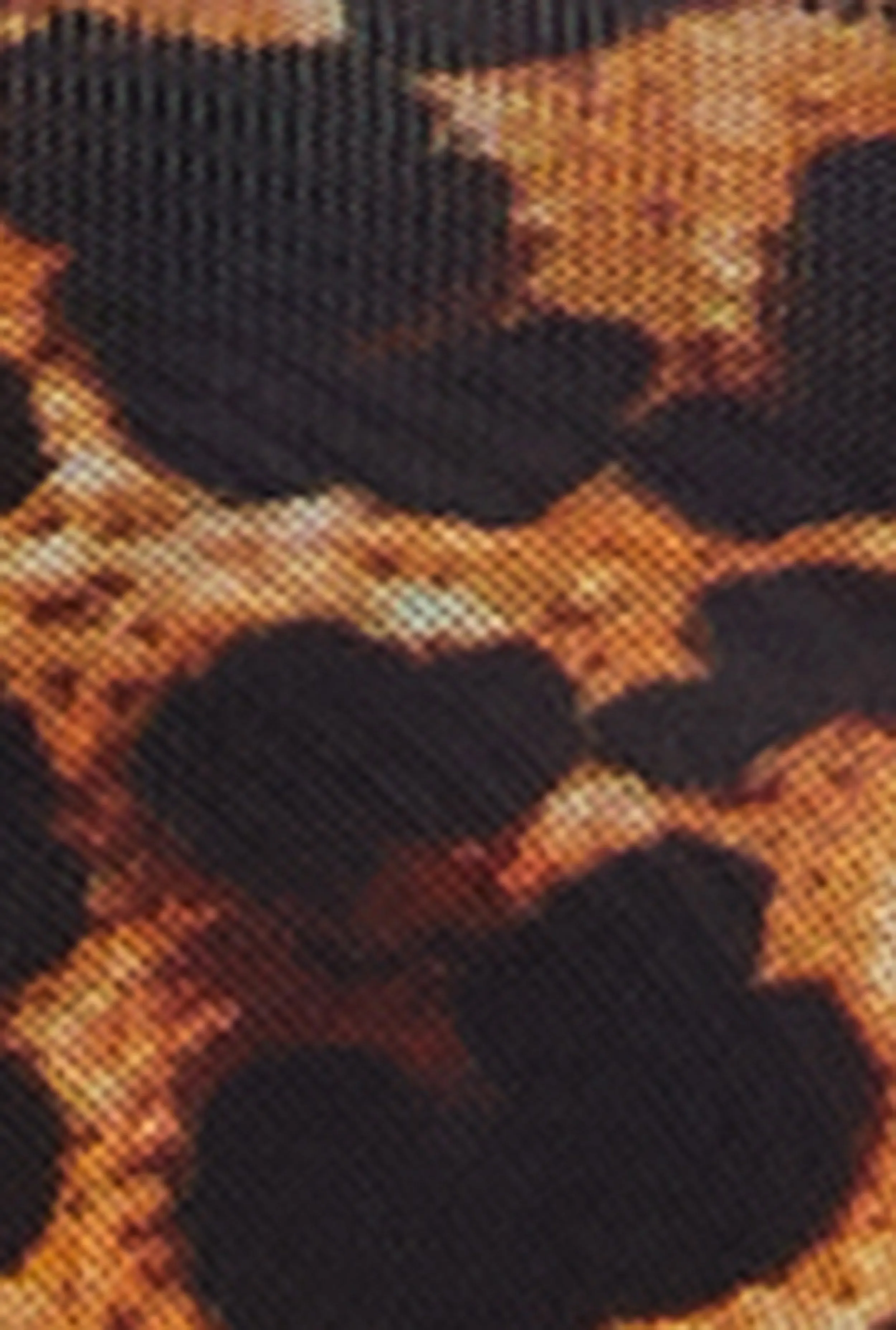 Plus Size Leopard Mesh Button Front Shirt sold by Rainbow product image thumbnail 4