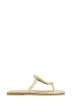 Metallic Pendant Thong Slide Sandals sold by Rainbow