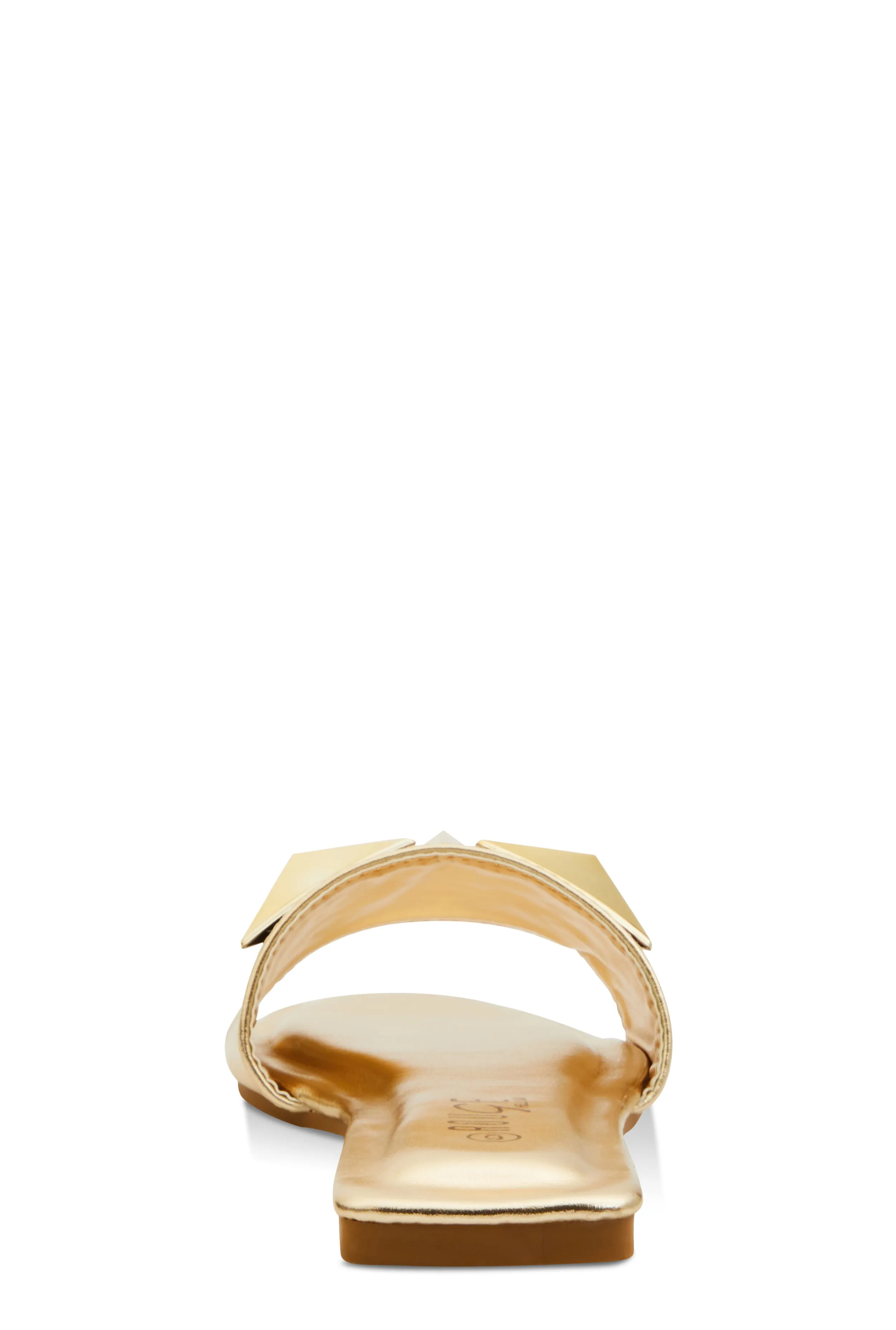 Geometric Metallic Pendant Slide Sandals sold by Rainbow product image thumbnail 3