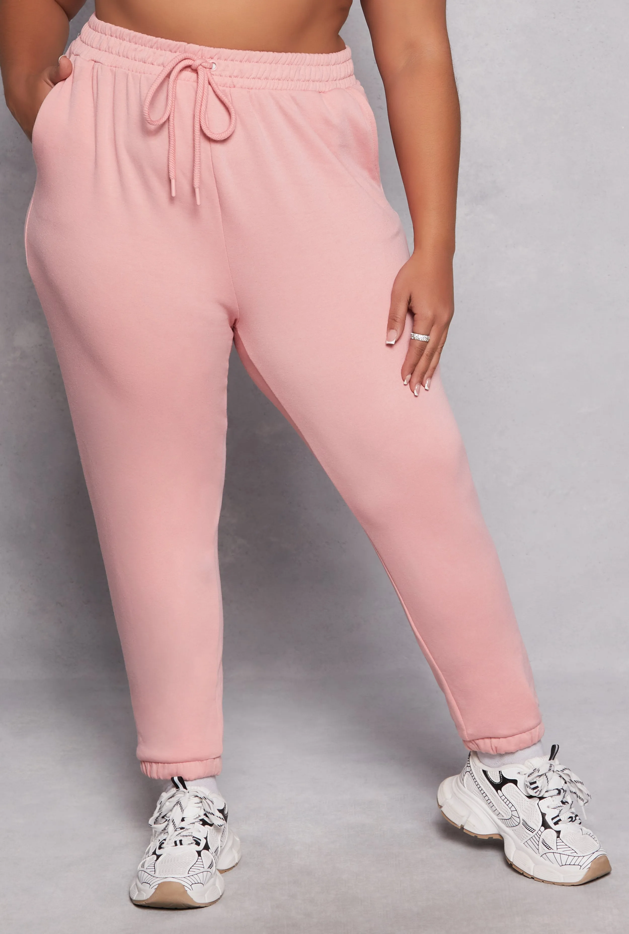 Plus Size Iris Fleece Drawstring Sweatpants sold by Rainbow product image thumbnail 2