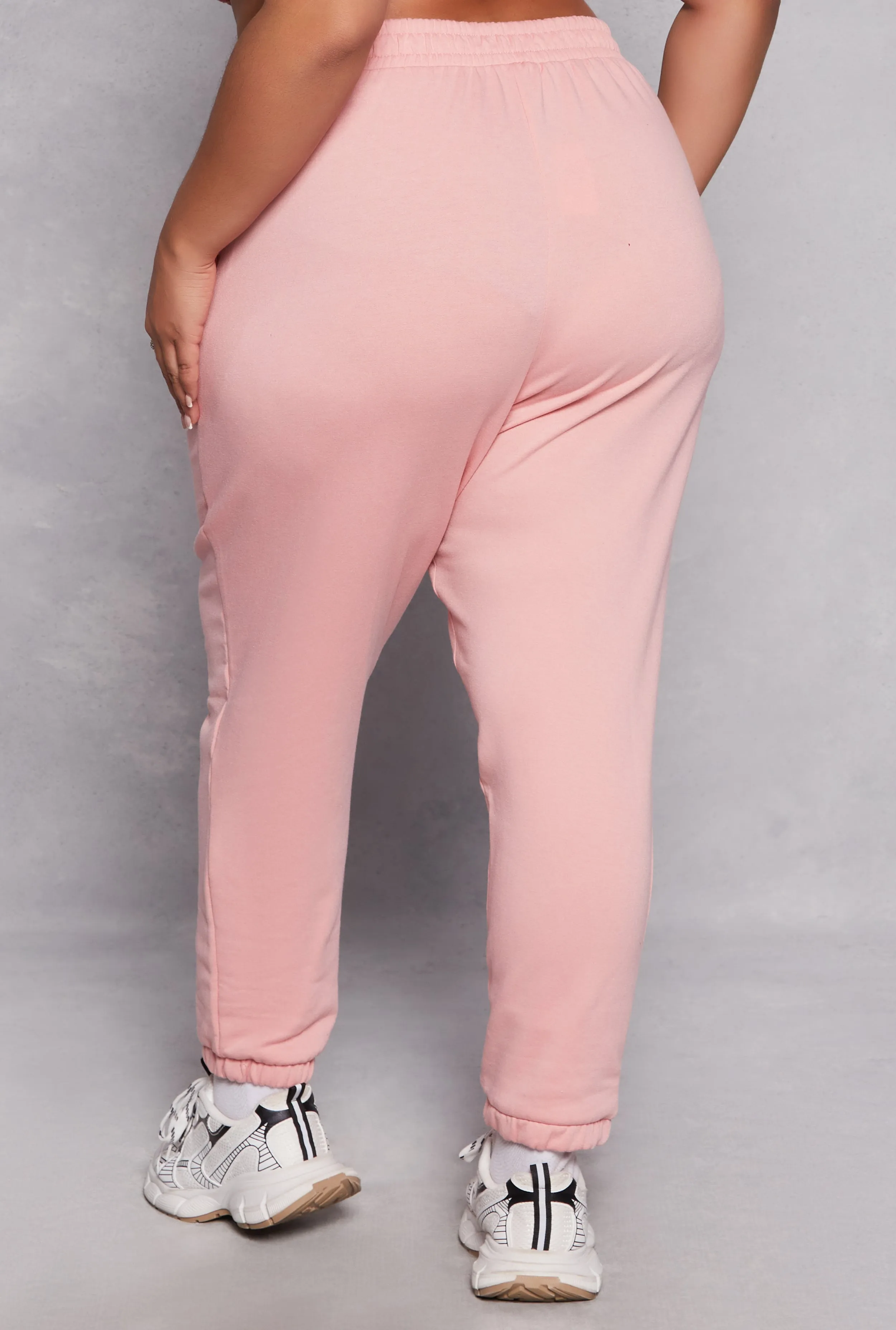 Plus Size Iris Fleece Drawstring Sweatpants sold by Rainbow product image thumbnail 3