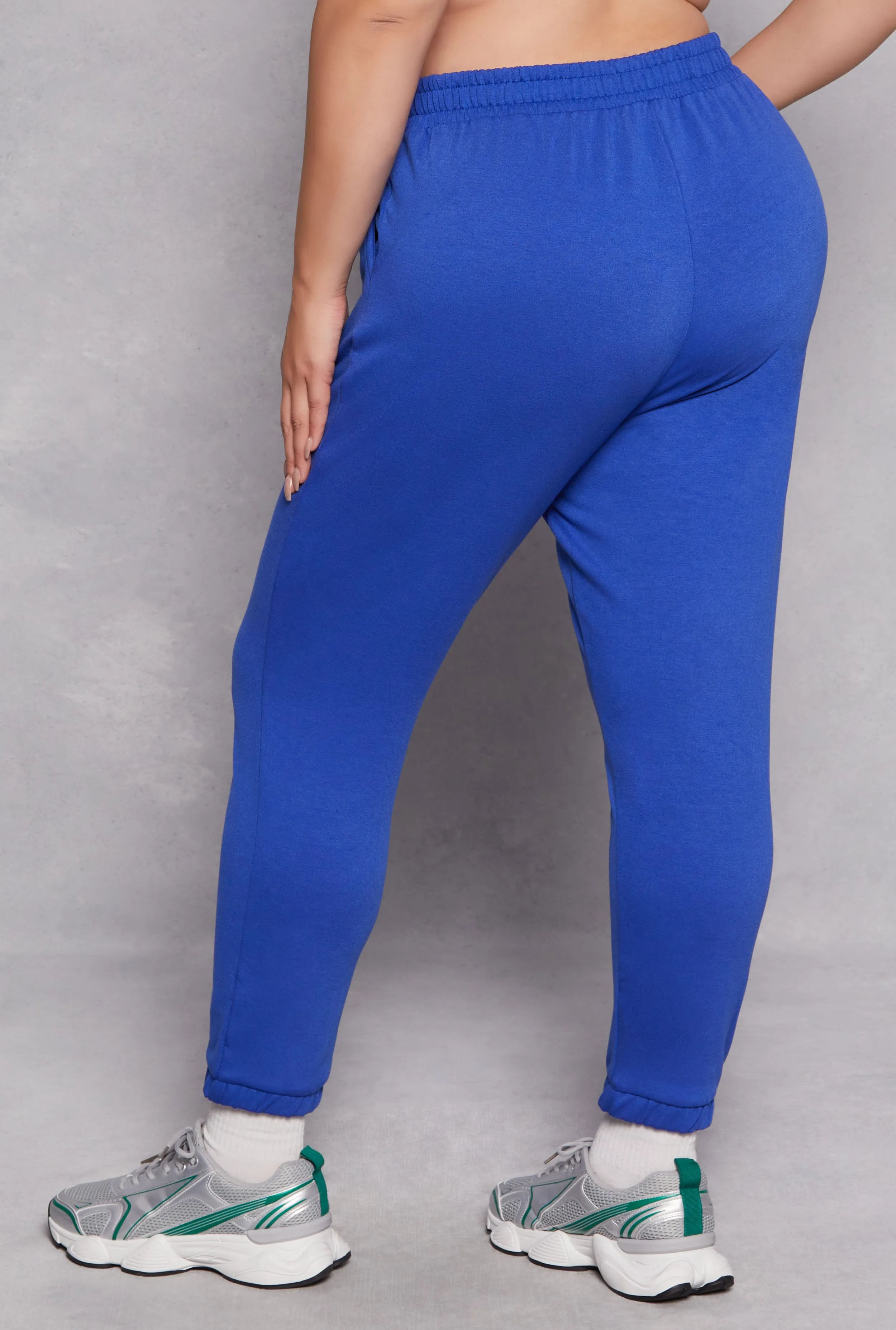 Plus Size Iris Fleece Drawstring Sweatpants sold by Rainbow product image thumbnail 3