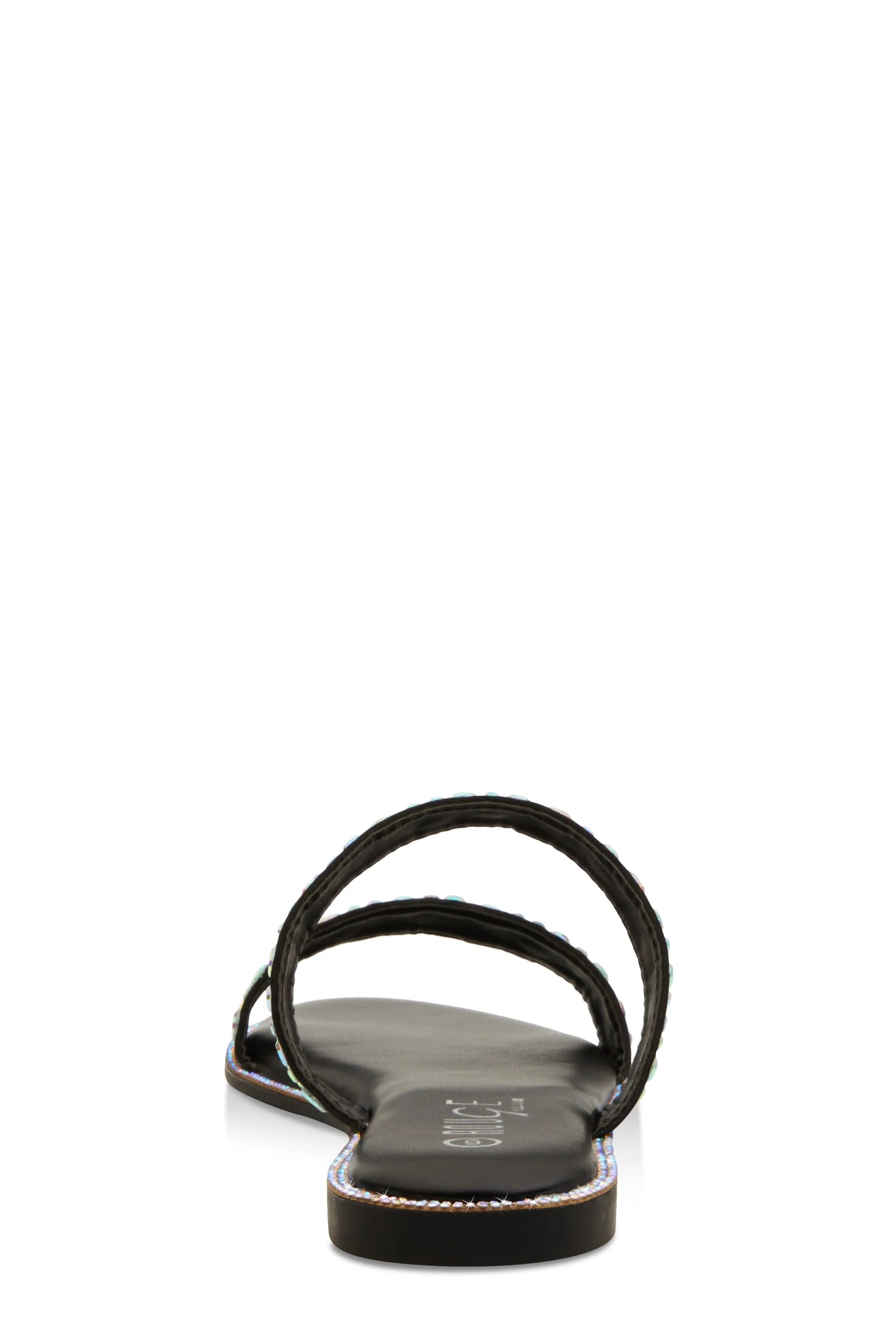 Rhinestone Double Band Slide Sandals sold by Rainbow product image thumbnail 3